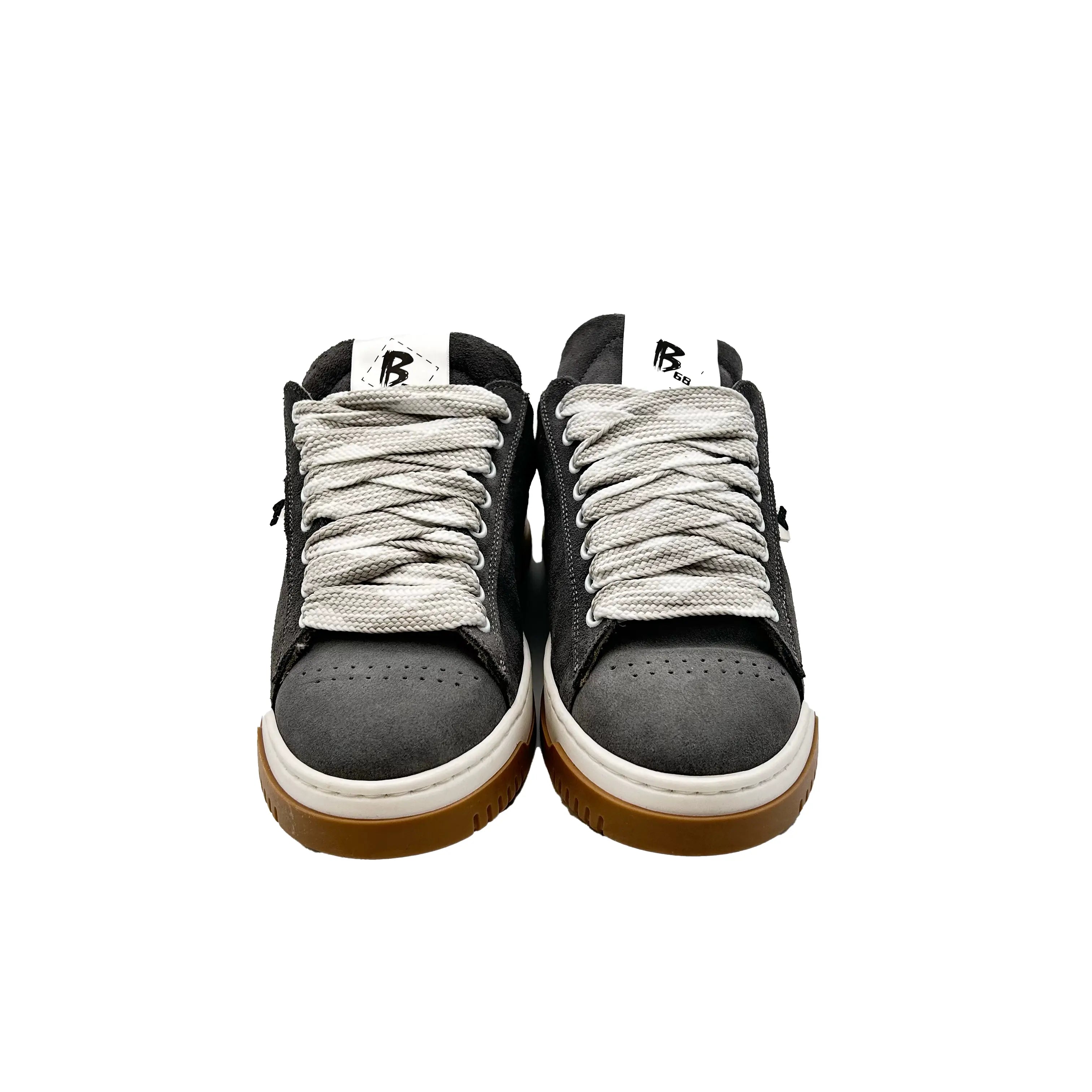 Sandro Barbera & Figli B68 Baggy sneaker pelle grigio EU 40