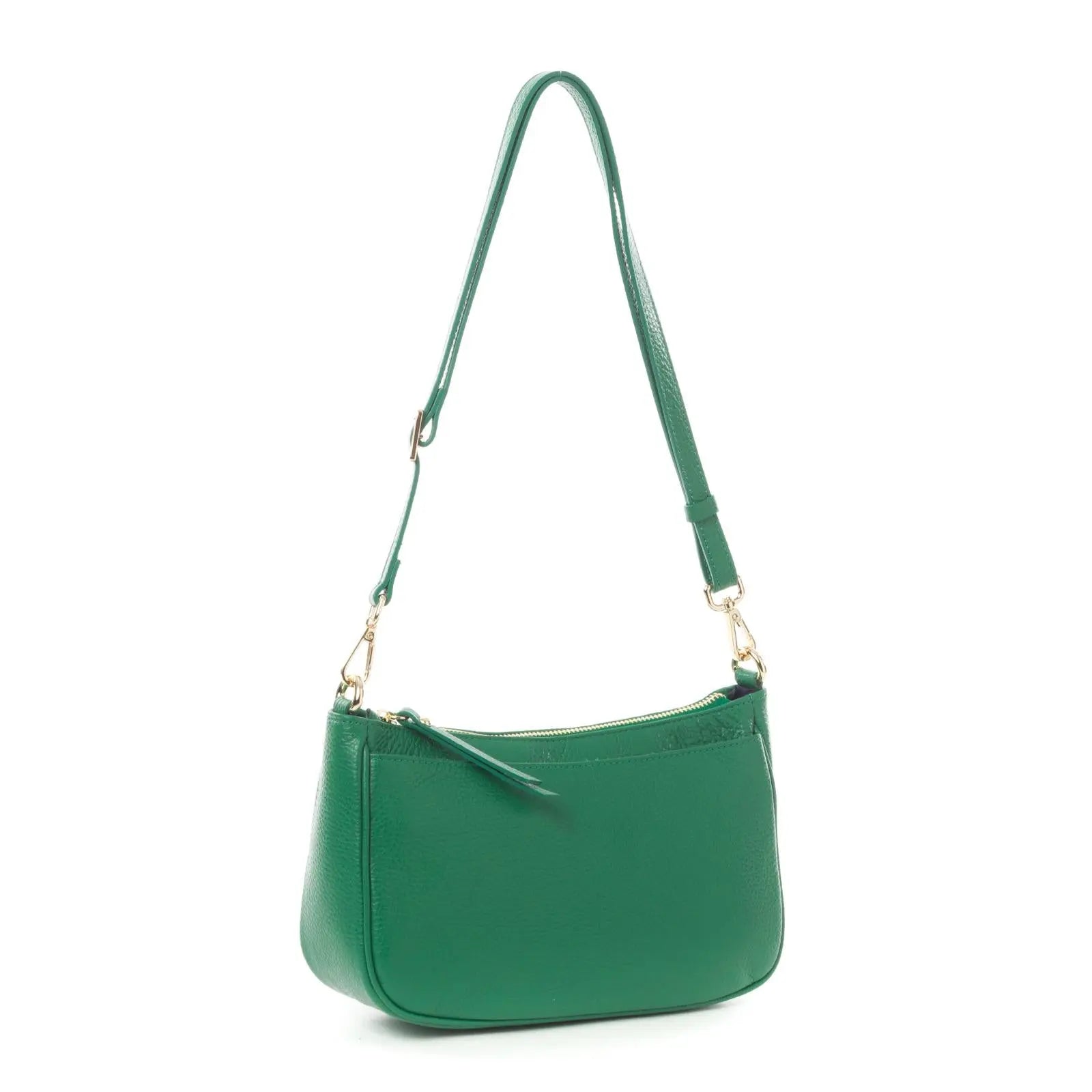 Sandro Barbera C14 Emerald borsa verde 25x15cm pelle
