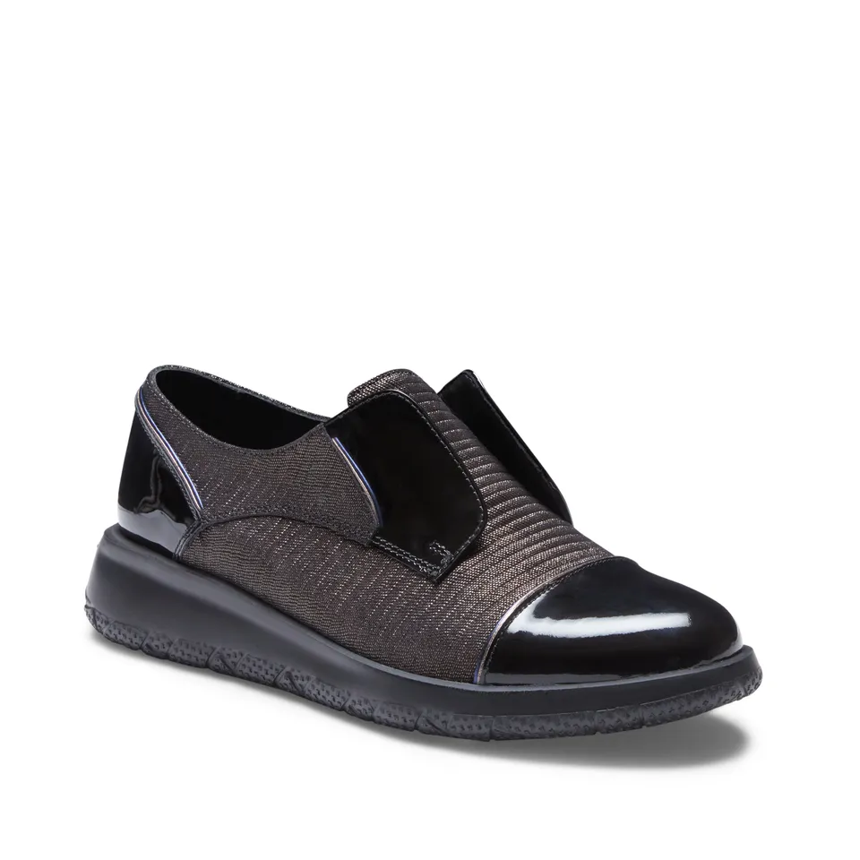 F.lli Rossetti One 77115 sneakers donna nero suede vernice