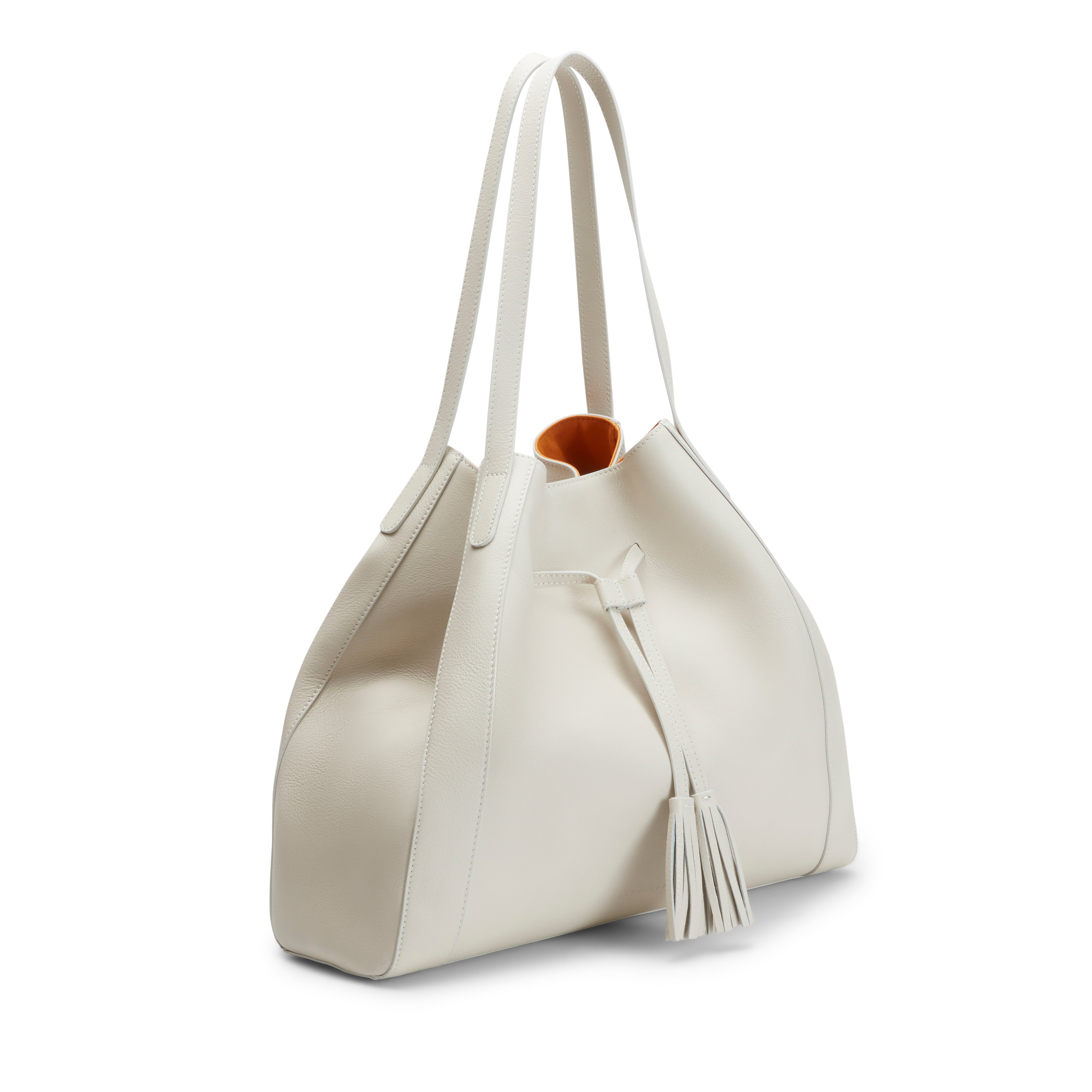 F.lli Rossetti Tassel 84799 Borsa a Spalla Latte in Pelle
