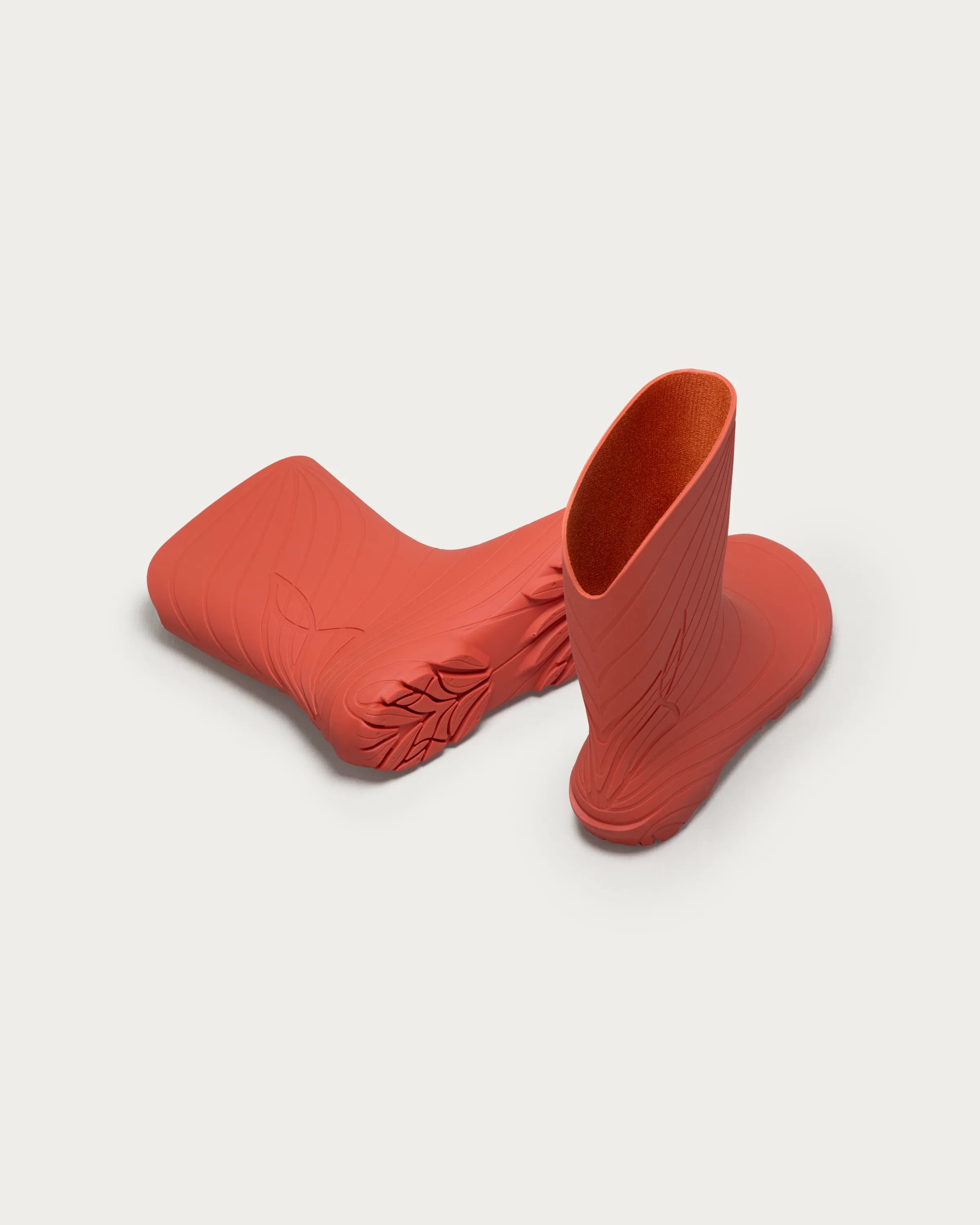 Wildling Shoes Ranidae Orange stivali pioggia vegan