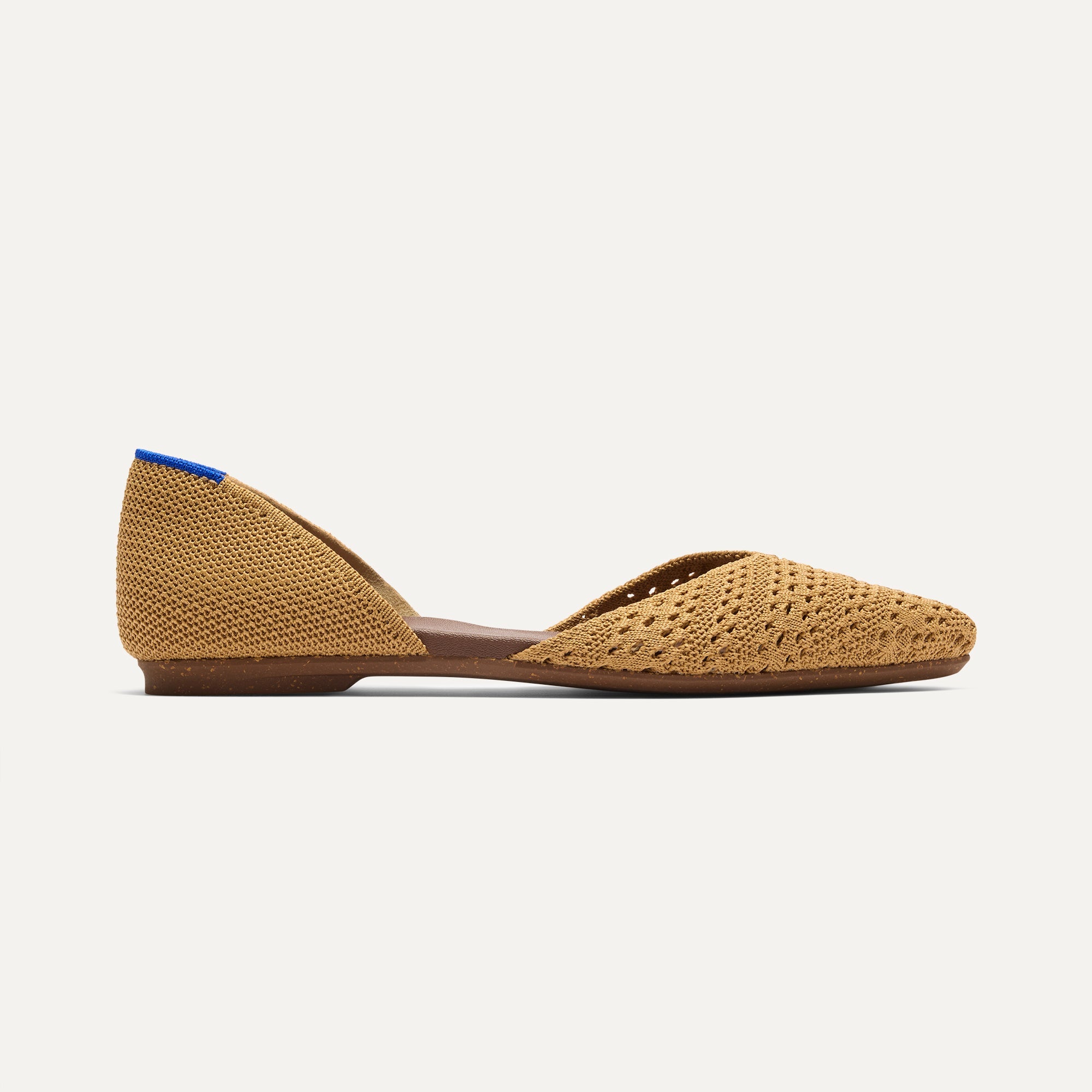 Rothy's The D'Orsay Point ballerine camel crochet punta affusolata