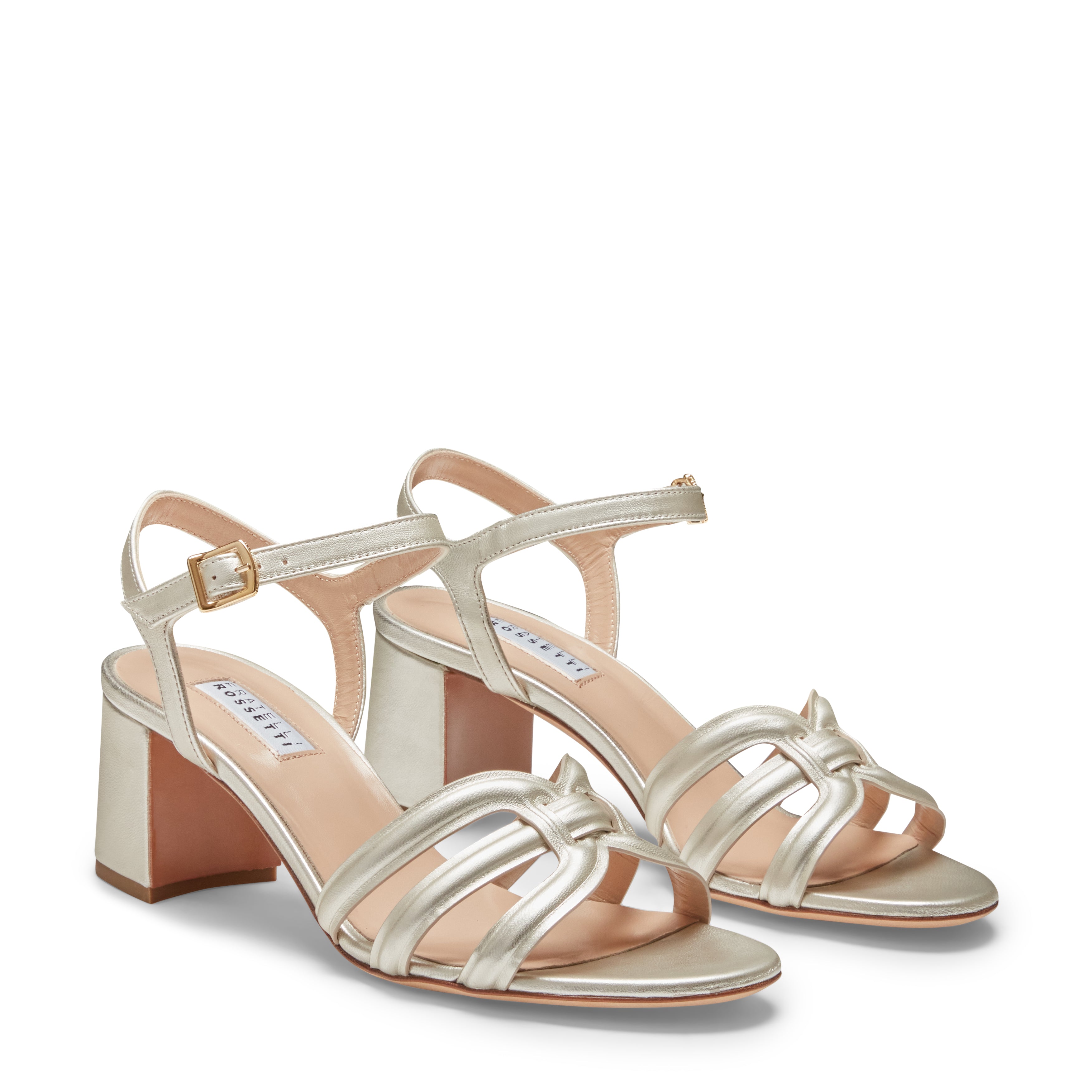 F.lli Rossetti 68272 sandalo donna pelle sabbia tacco 60mm