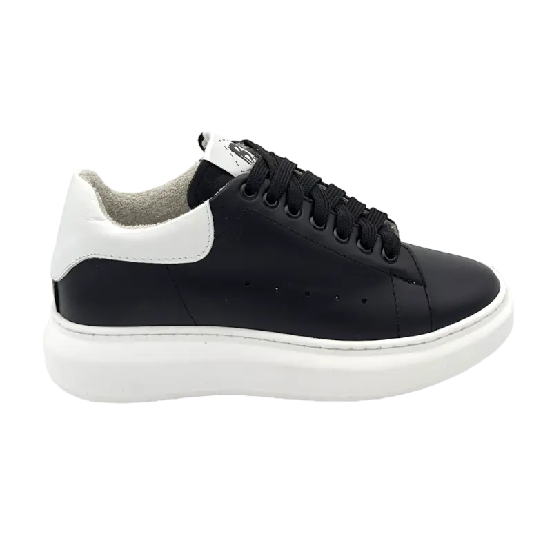 Sandro Barbera B68 Iconic Black Sneaker Nera Pelle