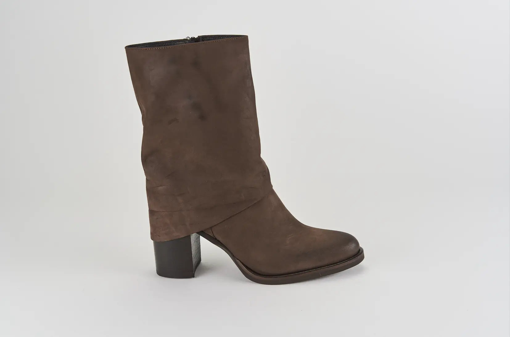 Sandro Barbera Stringate Donna Carola 12 stivaletto nabuk marrone 7cm