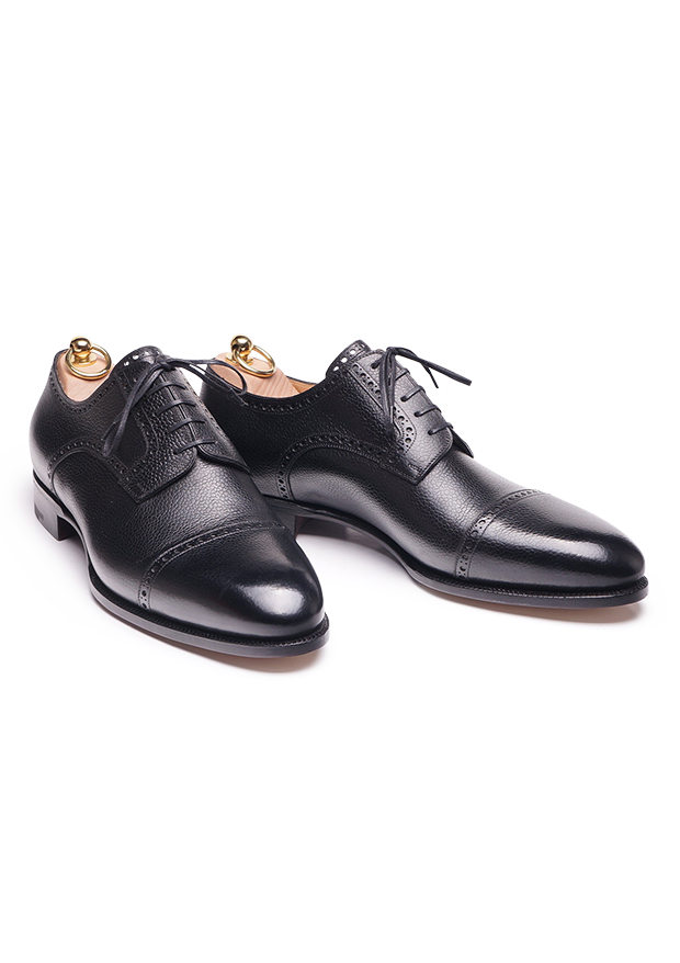 Stefano Bemer Derbies Scarpe Derby Nere C5400 Grained