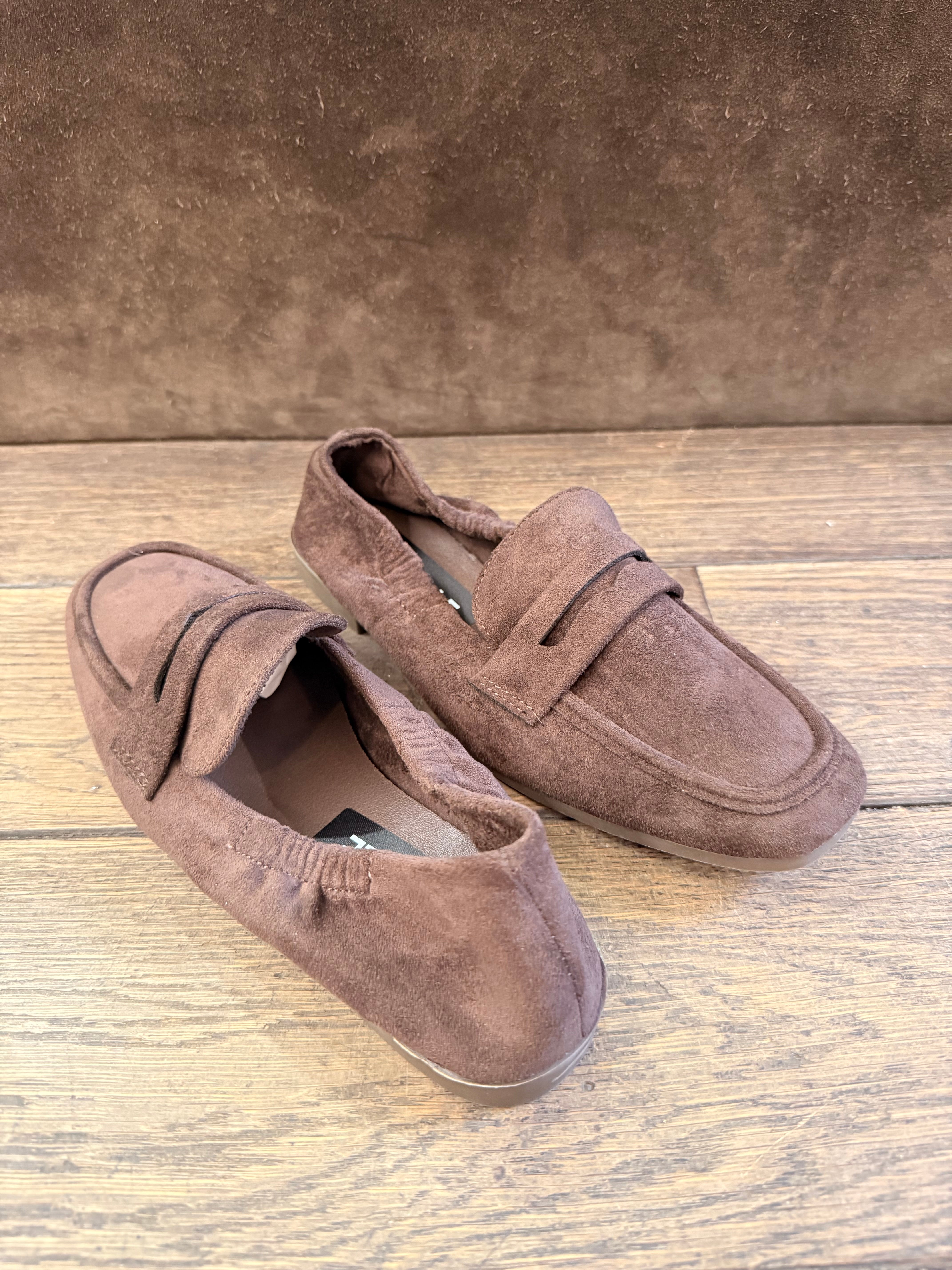 Linea Elle Mocassino Brown Alcantara donna 38