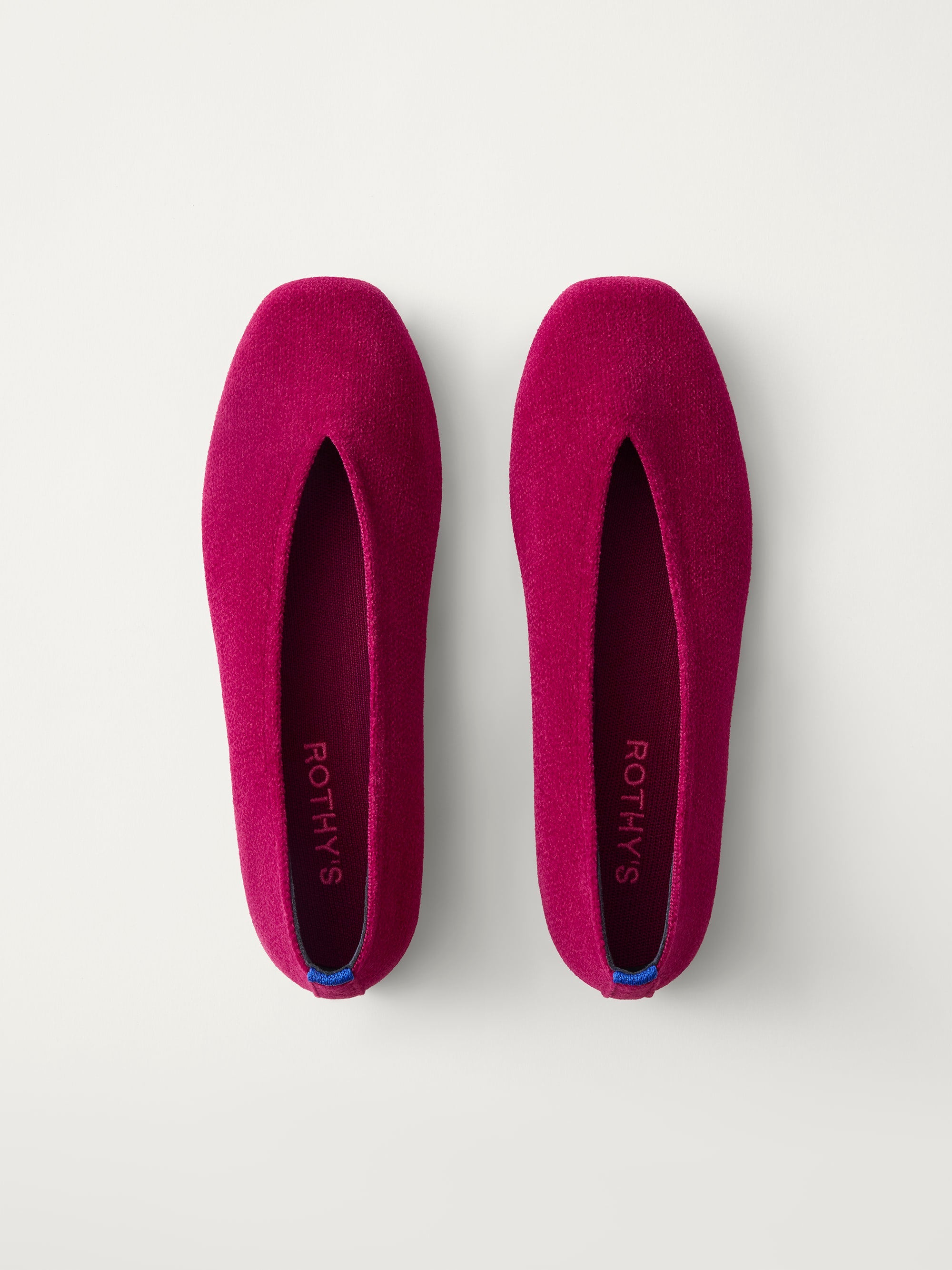 Rothy's The Max Square Ballerina ballerine mulberry magenta punta