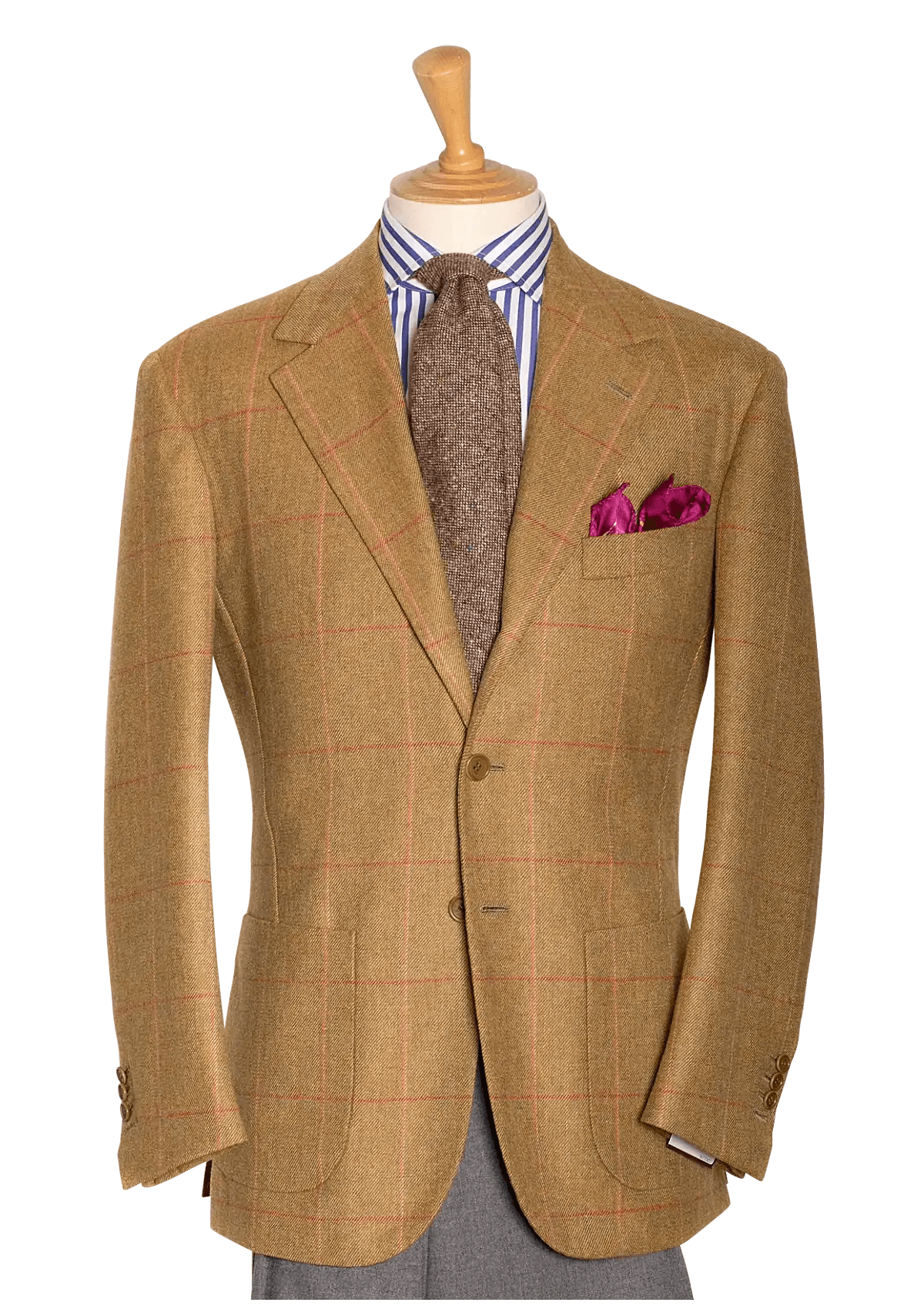 Stefano Bemer Blazers SV2027 giacca tweed caramello