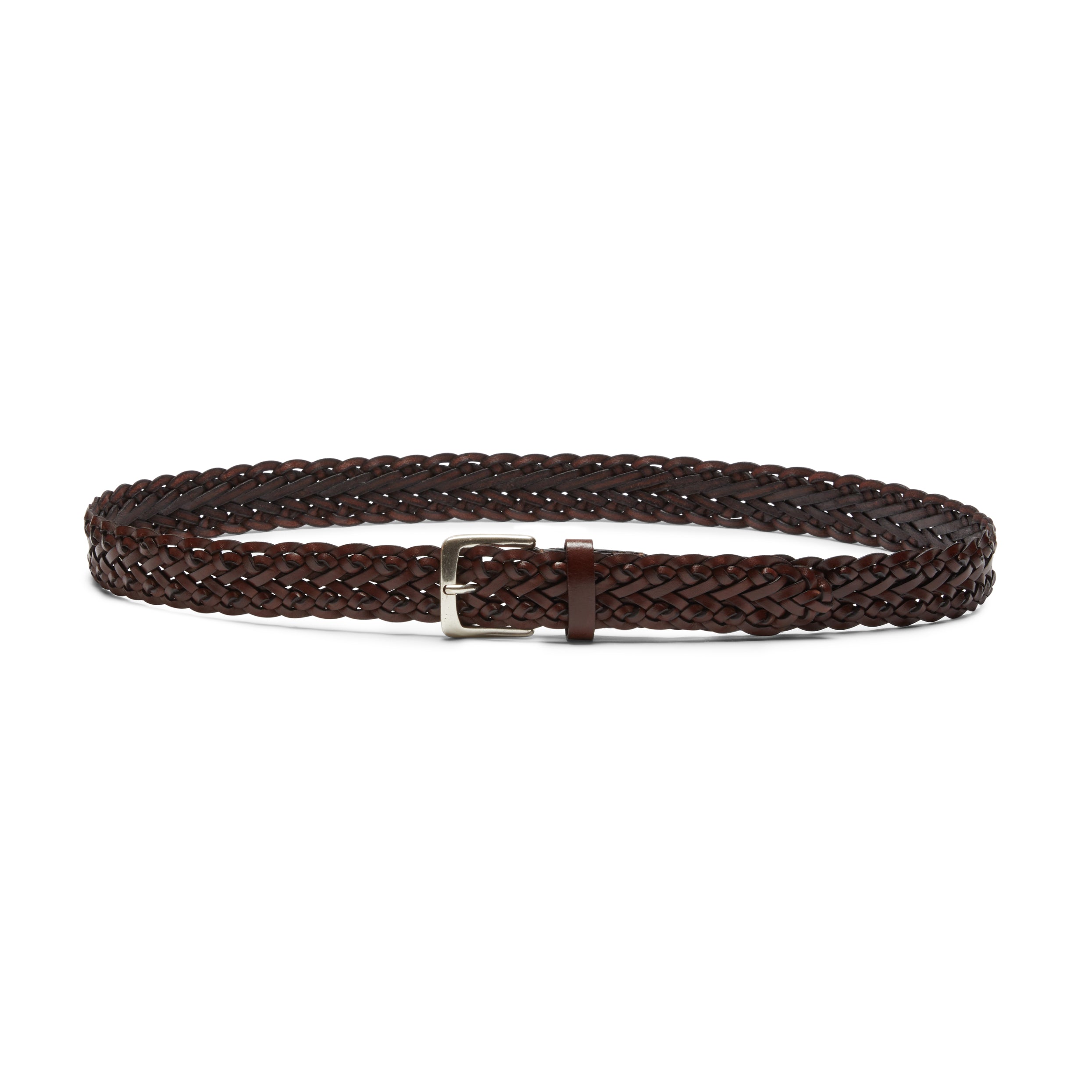 F.lli Rossetti 97451 cintura uomo mogano intrecciata