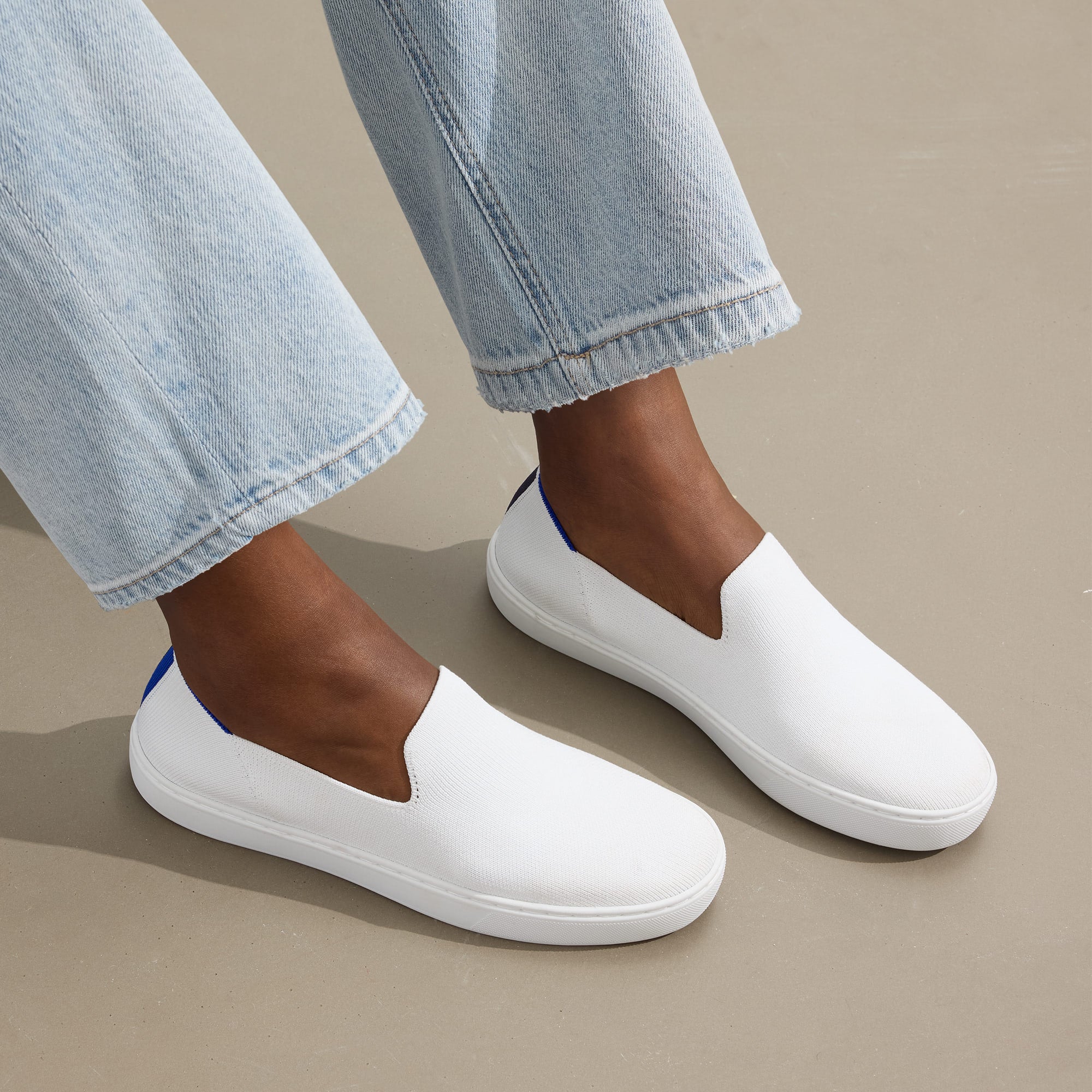 Rothy's The Original Slip On Sneaker sneakers bianco tomaia morbida