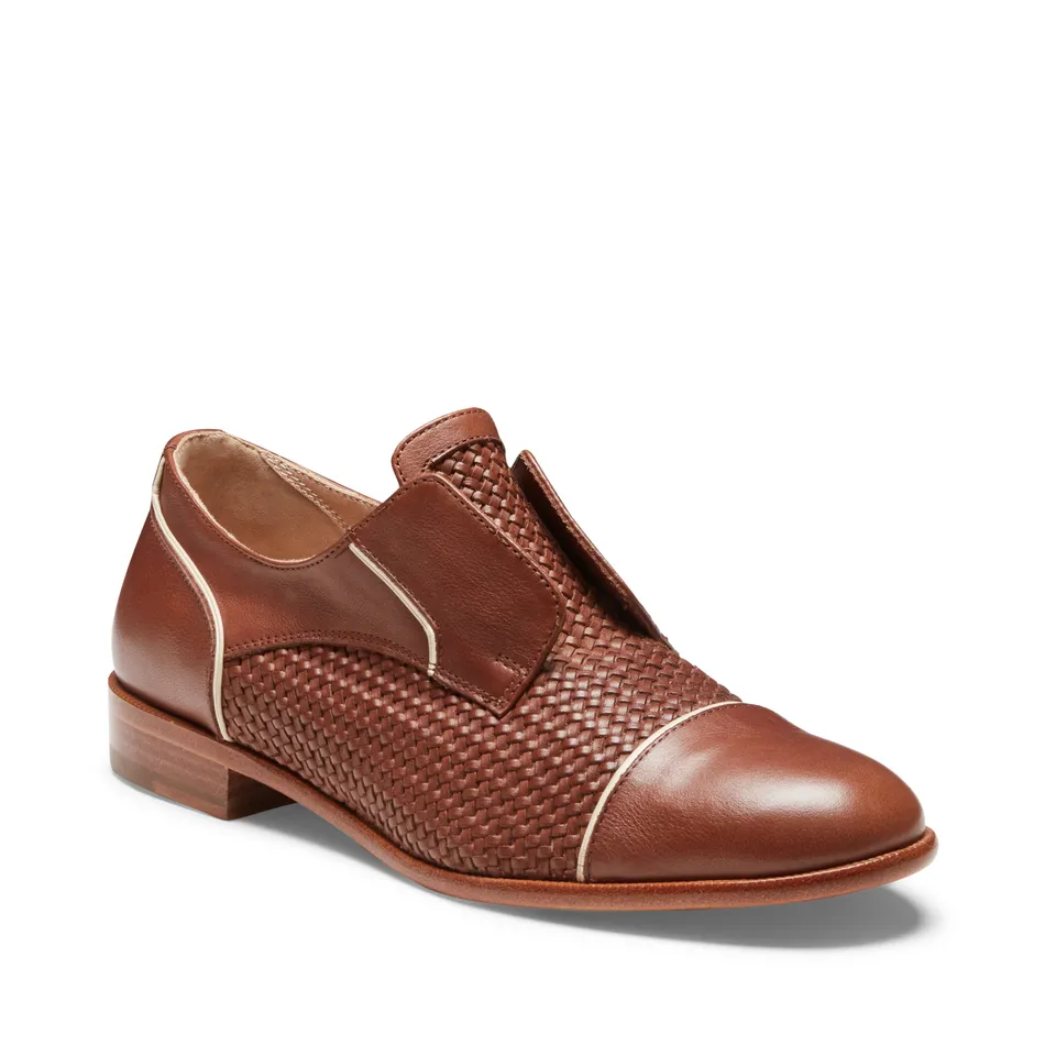 F.lli Rossetti Derby Dandy 68274 Pelle Mandorla Intrecciata