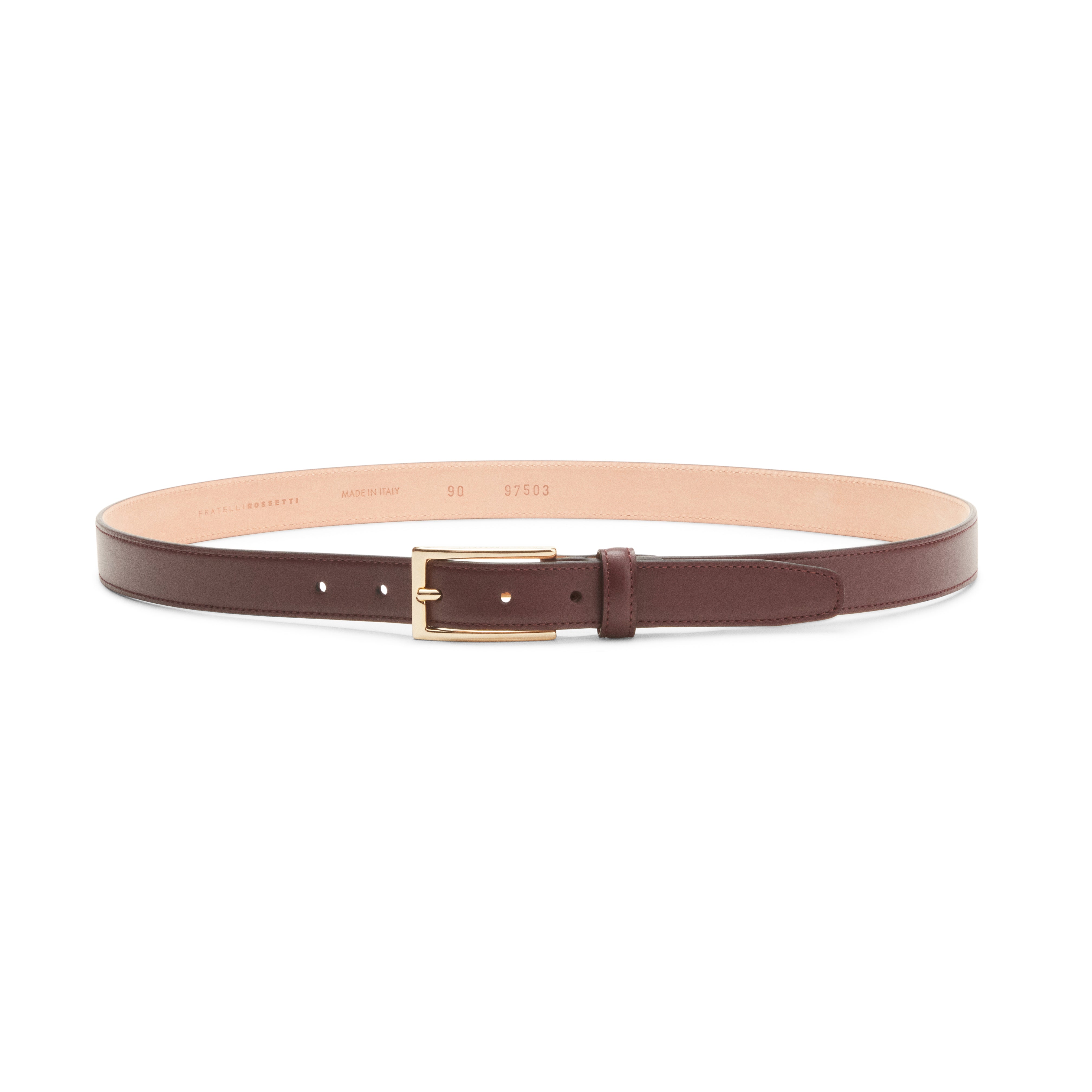 F.lli Rossetti 97503 Cintura Donna Suede Granata 2,5 cm