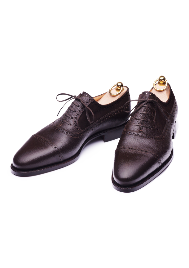 Stefano Bemer Classica C6260 Oxford Uomo Testa di Moro 42