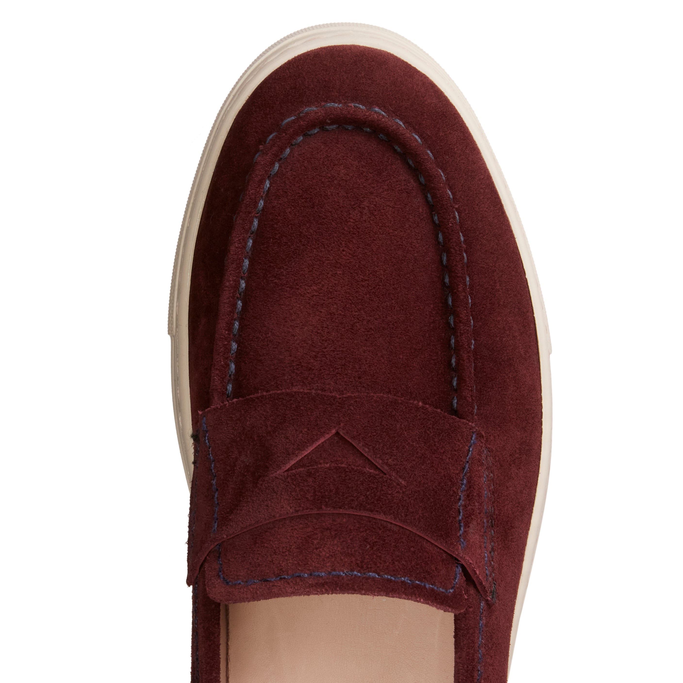 F.lli Rossetti 77268 mocassino donna suede bordeaux gomma