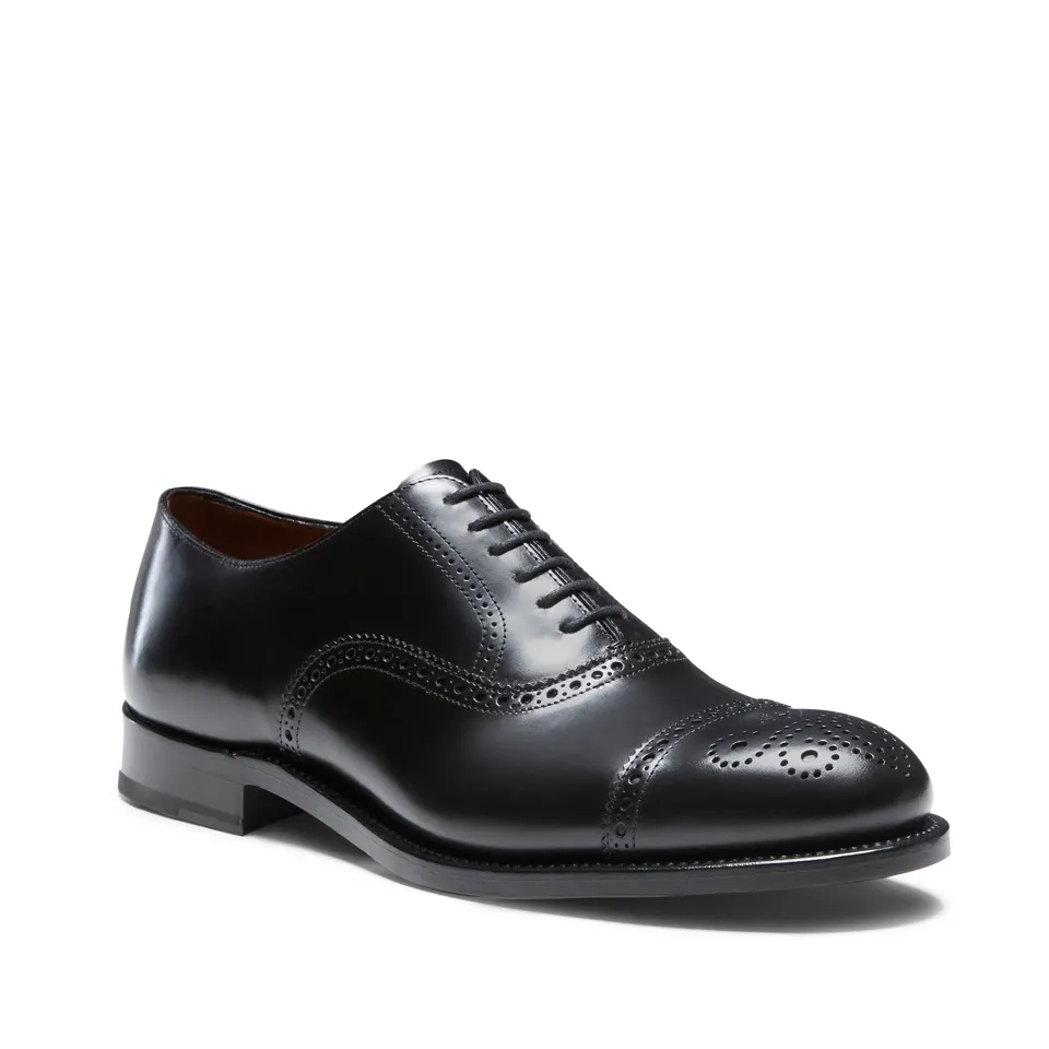F.lli Rossetti 12860 Francesina Uomo Pelle Nero Goodyear