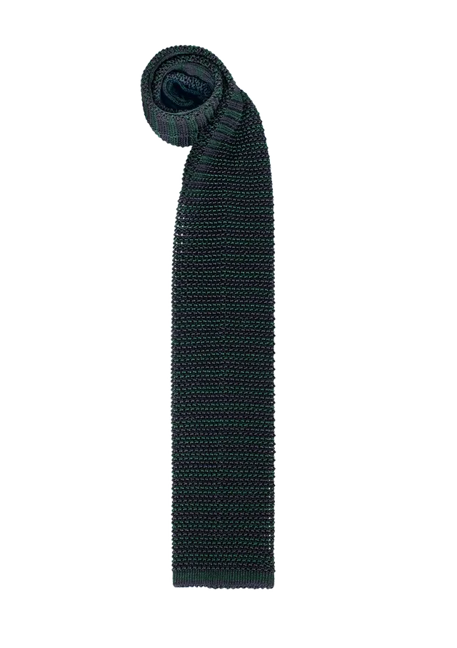 Stefano Bemer Ties SV5005 cravatta seta verde blu