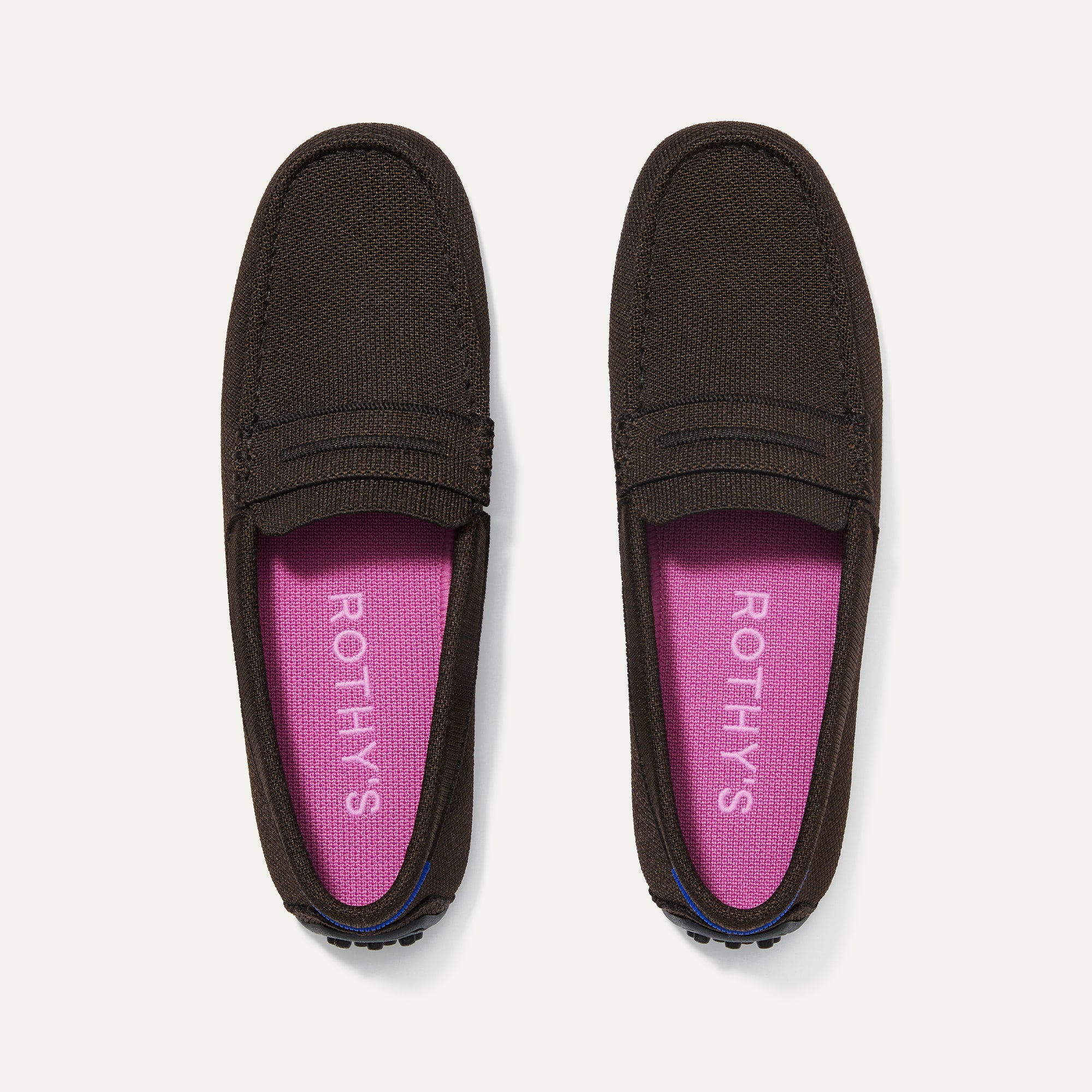 Rothy's The Driver mocassino donna Deep Chocolate leggero