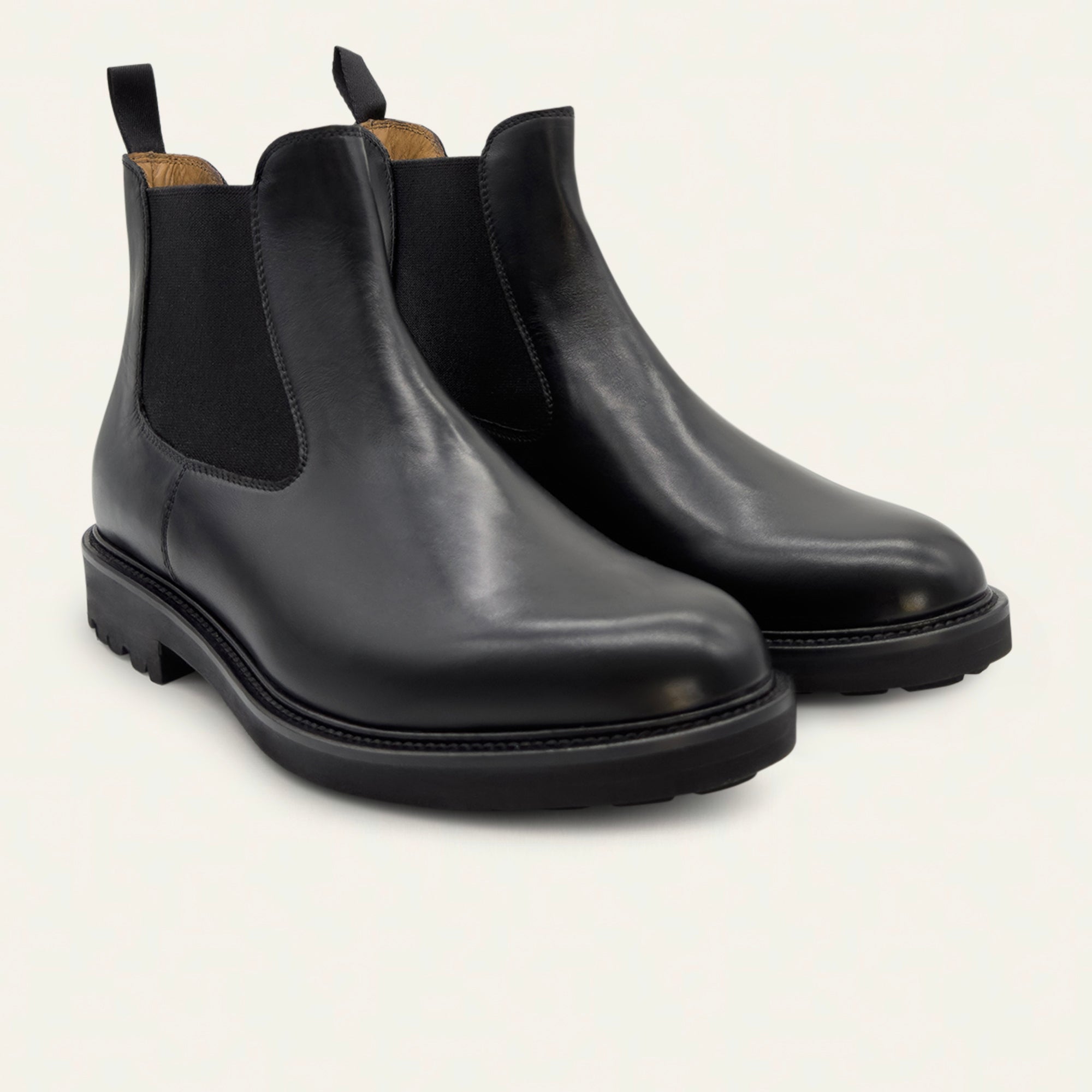 Dellovo Pimonte derby Nero vitello stile Beatles