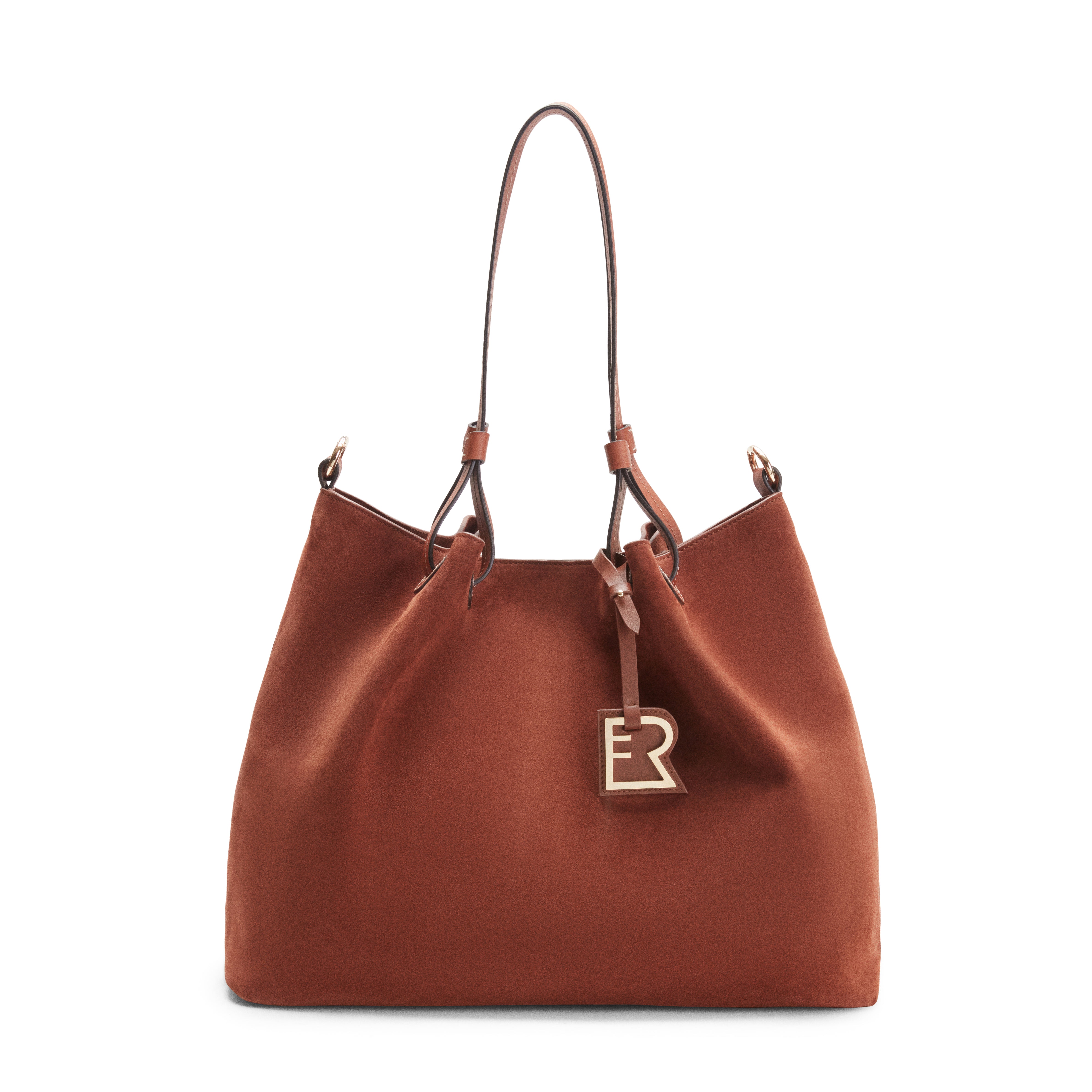 F.lli Rossetti Royal Tote Bag Donna Scamosciata Cognac