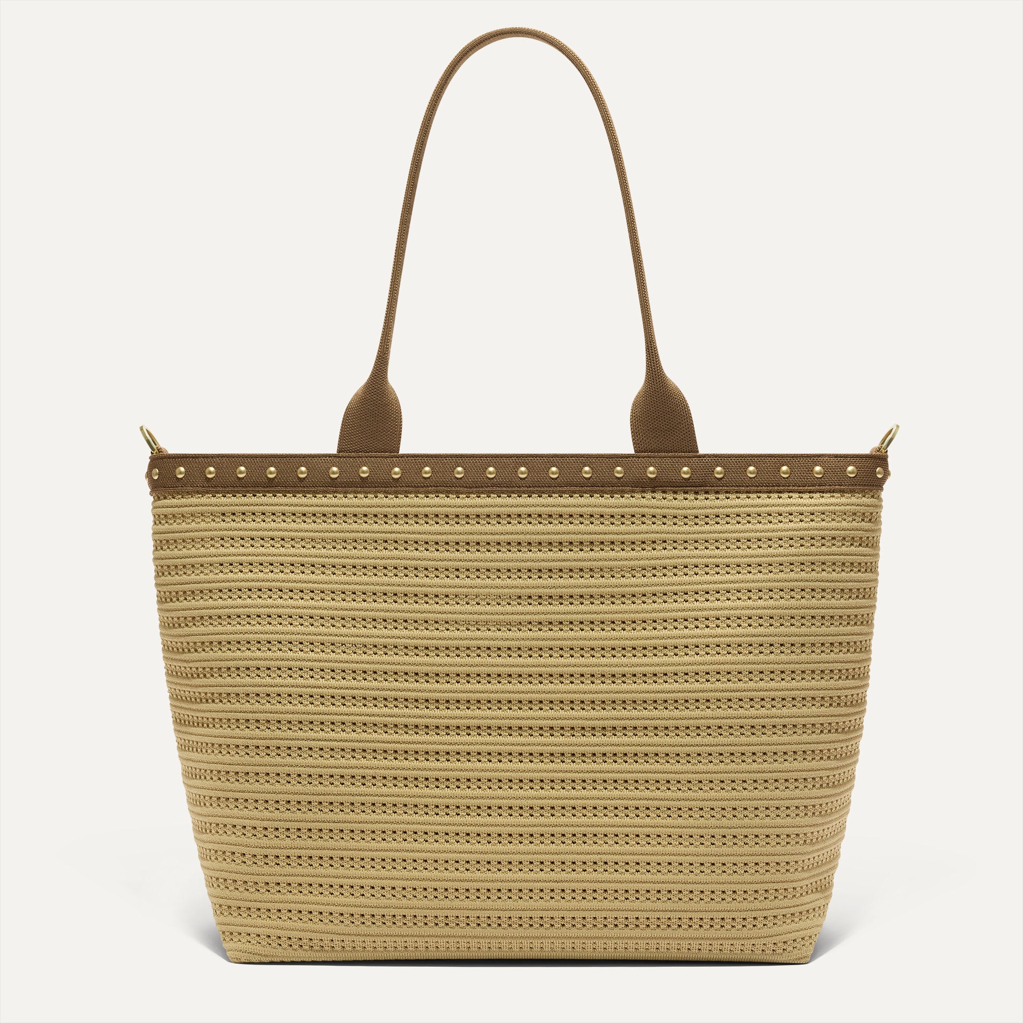 Rothy's Tote Bags The Lightweight Zip Tote borsa Brown Crochet