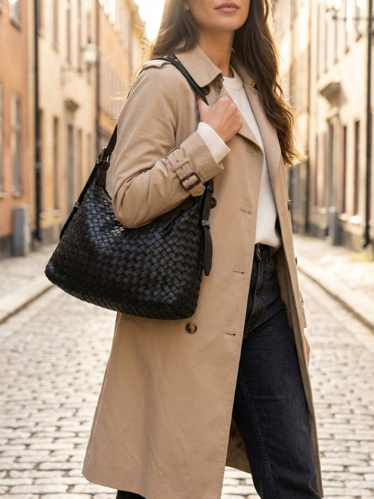Sandro Barbera BAJN48853 Borsa Donna pelle nera 31x18 cm