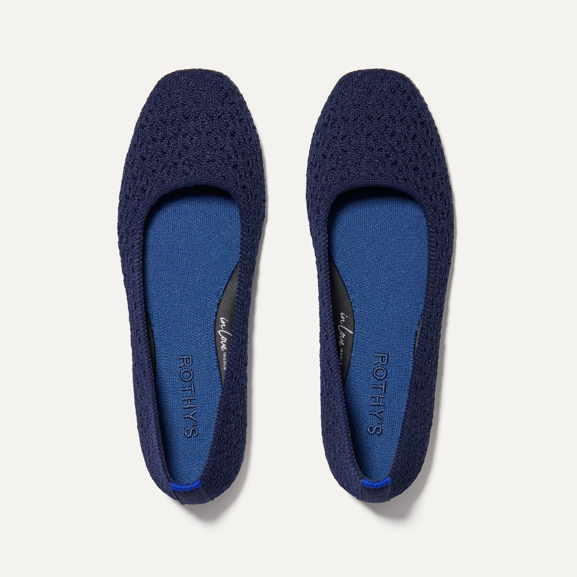 Rothy's Flats The Max Square ballerine Conch punta quadrata