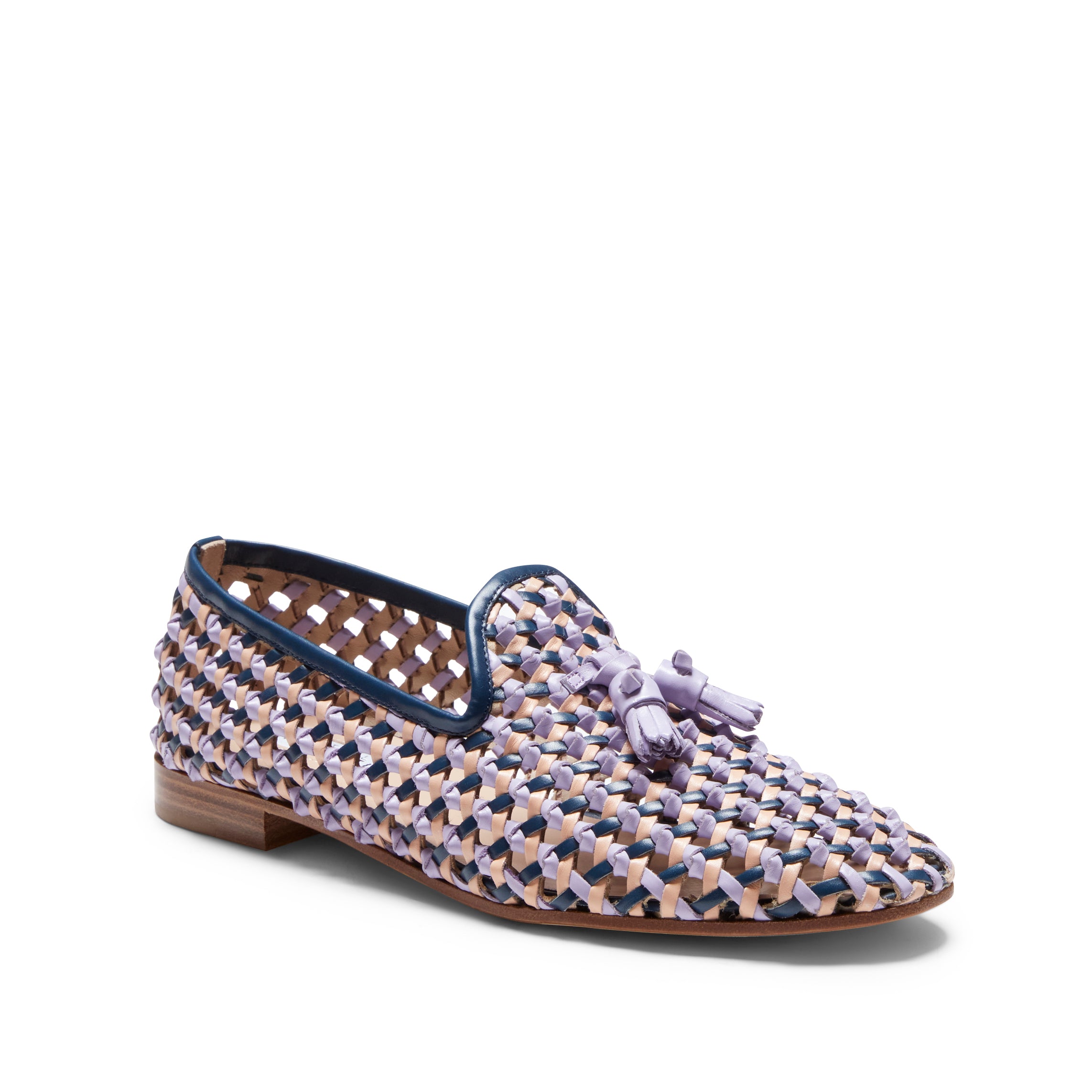 F.lli Rossetti 67696 Slipper Uomo Oceano Pelle Intrecciata