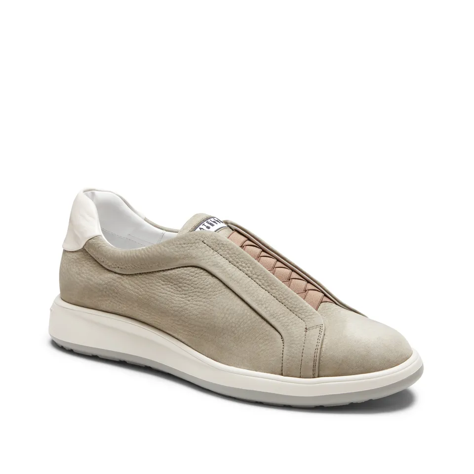 F.lli Rossetti 47114 Sneaker Uomo Nabuk Salvia Slip-On