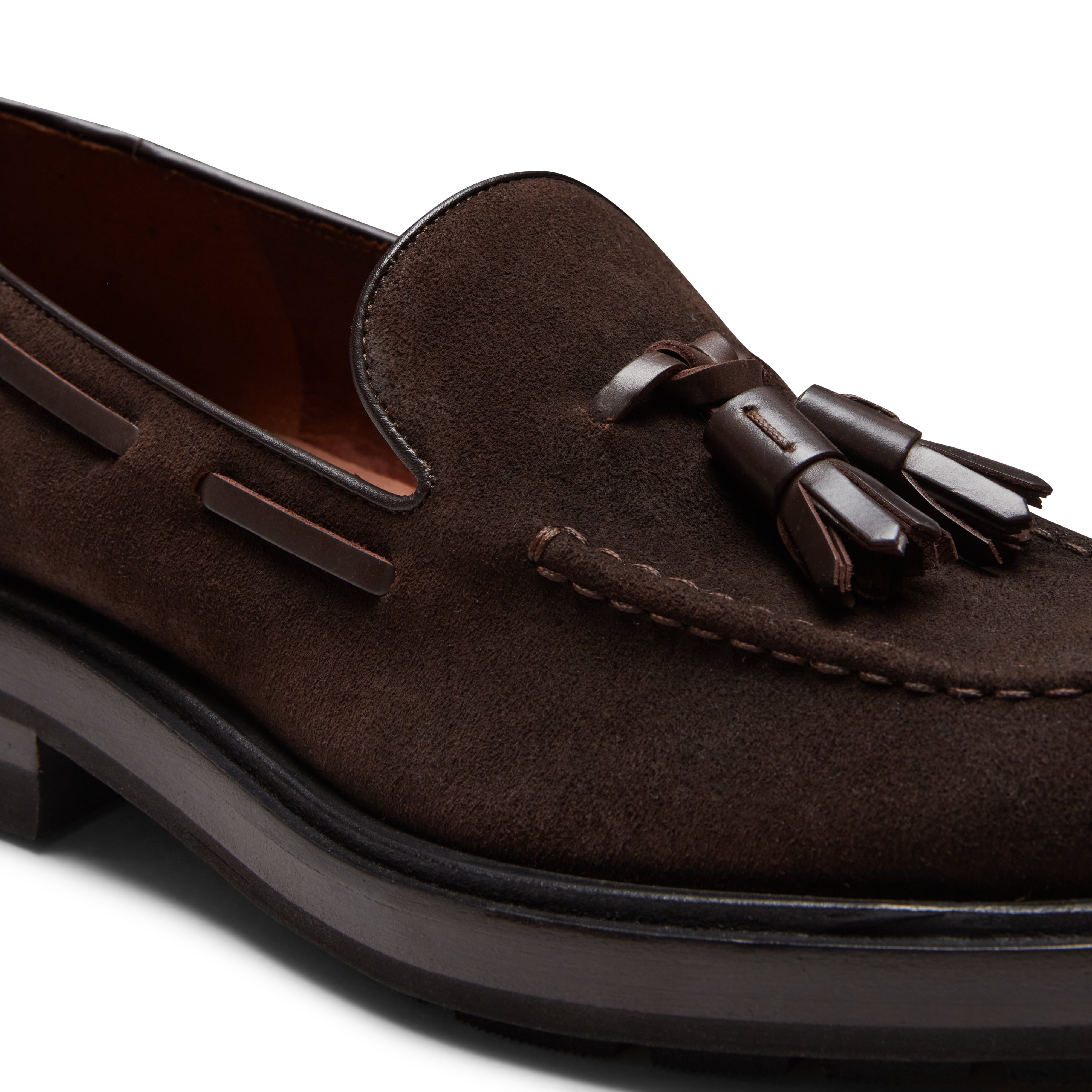 F.lli Rossetti Brera Mocassino Uomo Suede Cacao 14852