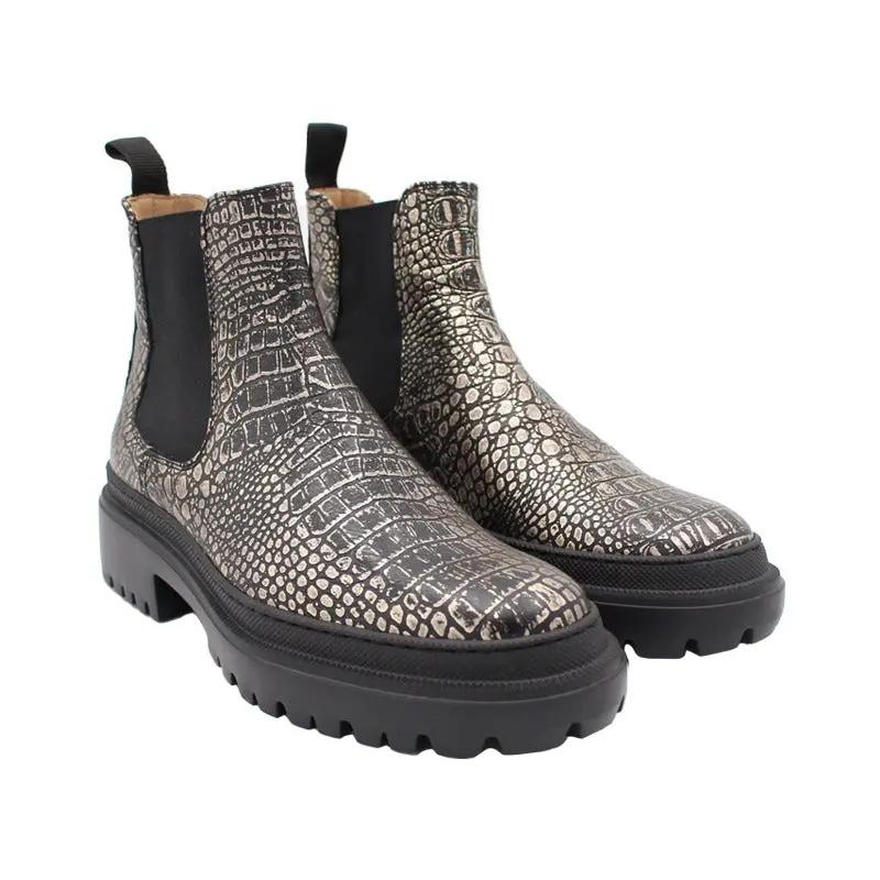 Sandro Barbera & Figli 802 stivaletto chelsea cocco metal