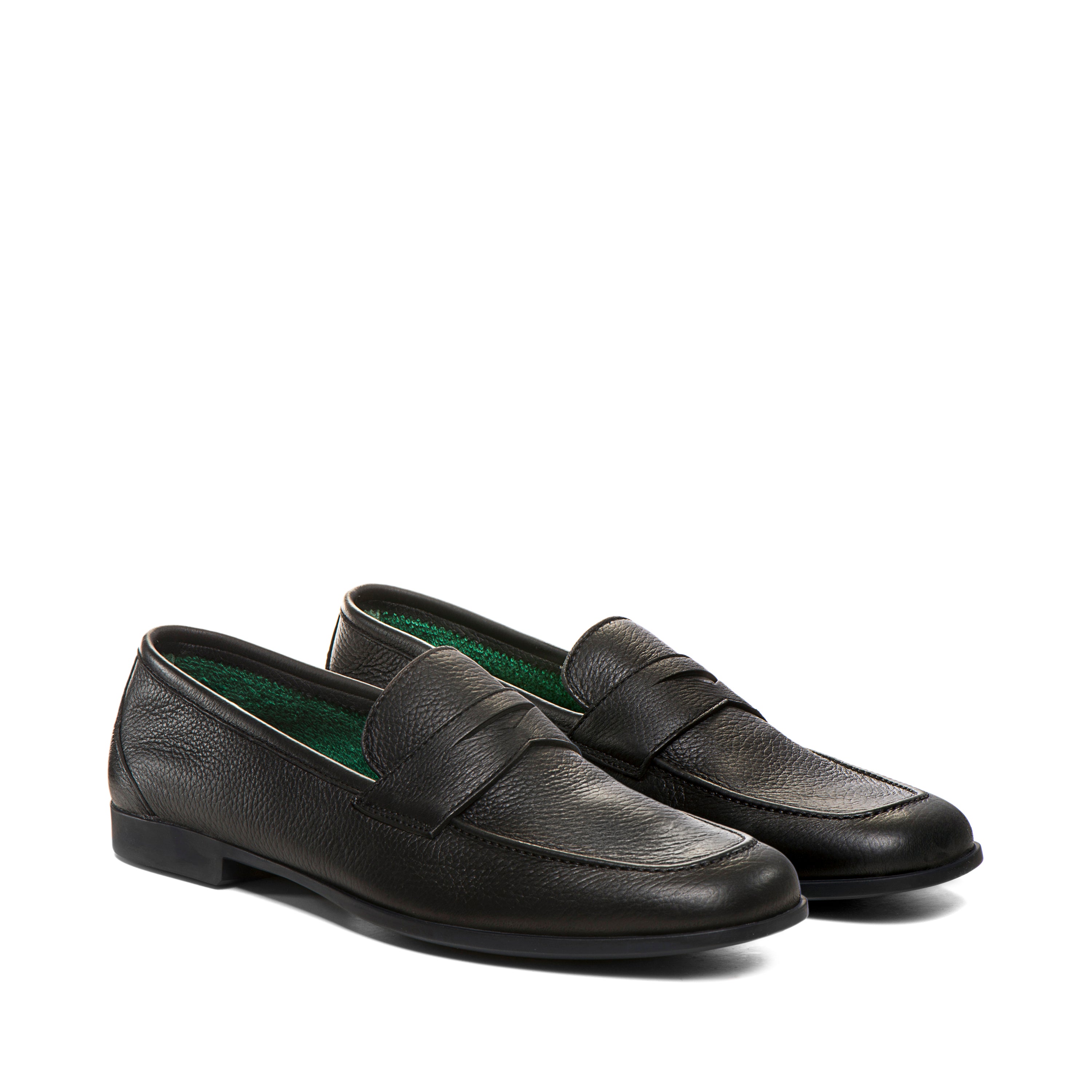 F.lli Rossetti Mocassino Yacht 51930 uomo nero pelle cervo