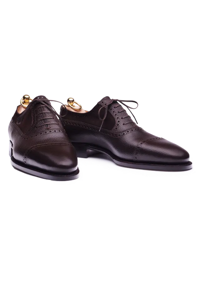 Stefano Bemer Classica C6260 Oxford Uomo Testa di Moro 42