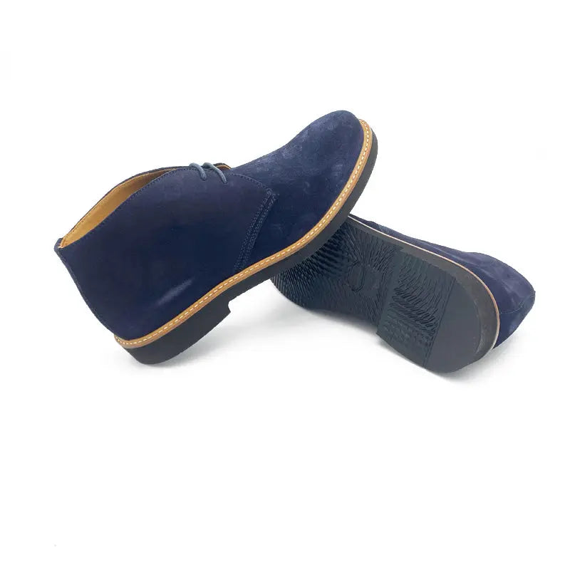 Sandro Barbera 2582 desert boots camoscio blu 42