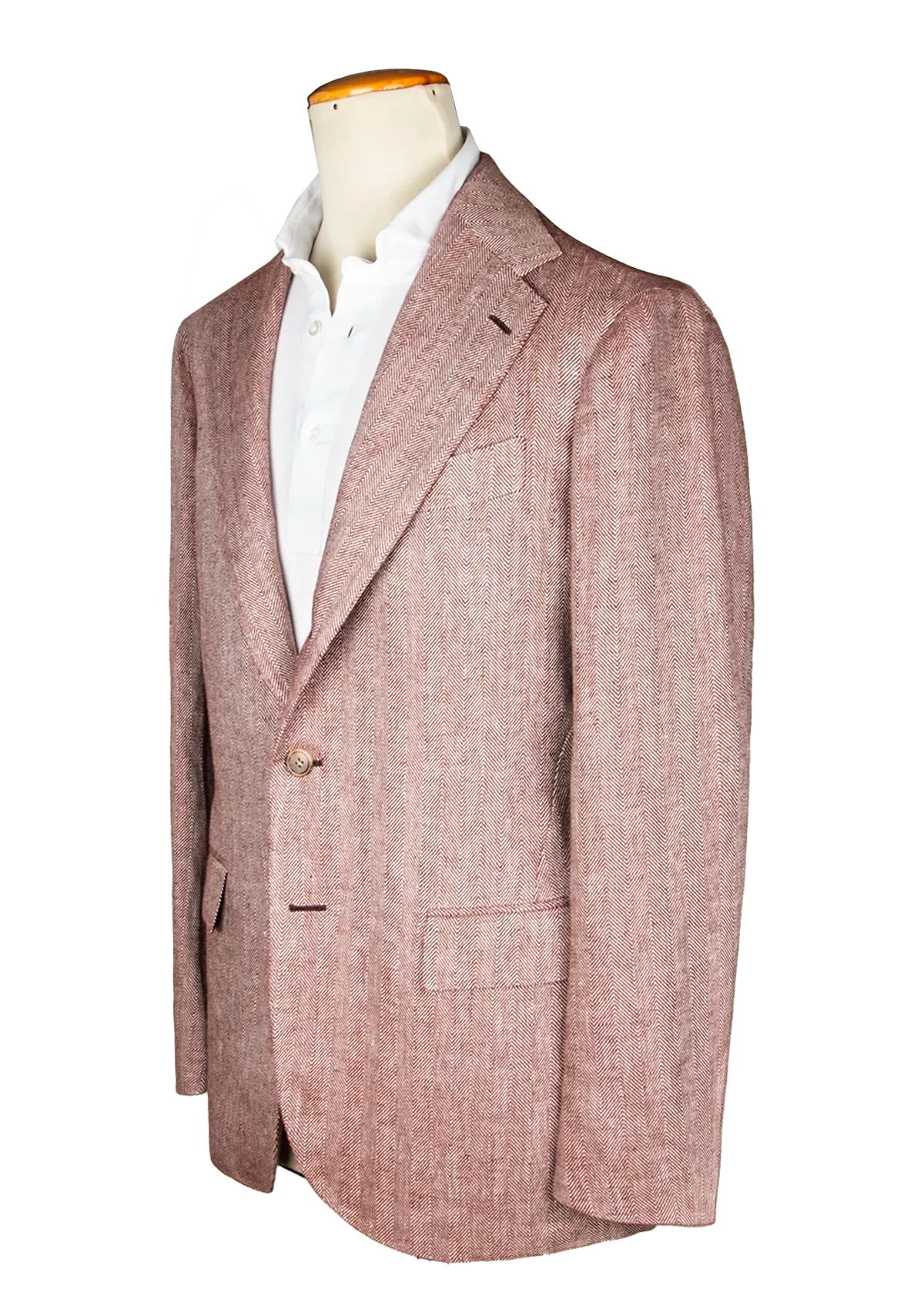 Stefano Bemer Blazers giacca lino rosé spigata SV2103