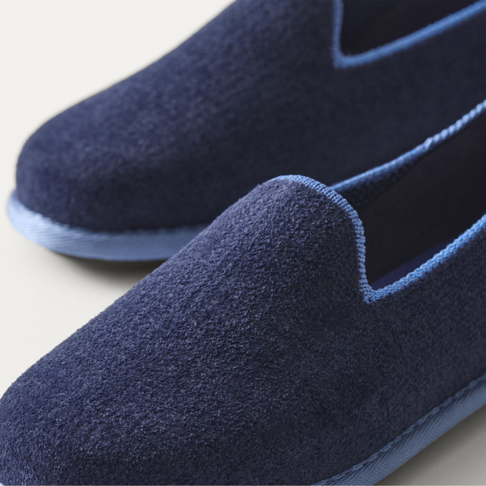 Rothy's Mini Loafer mocassini bambino blu sailor velluto