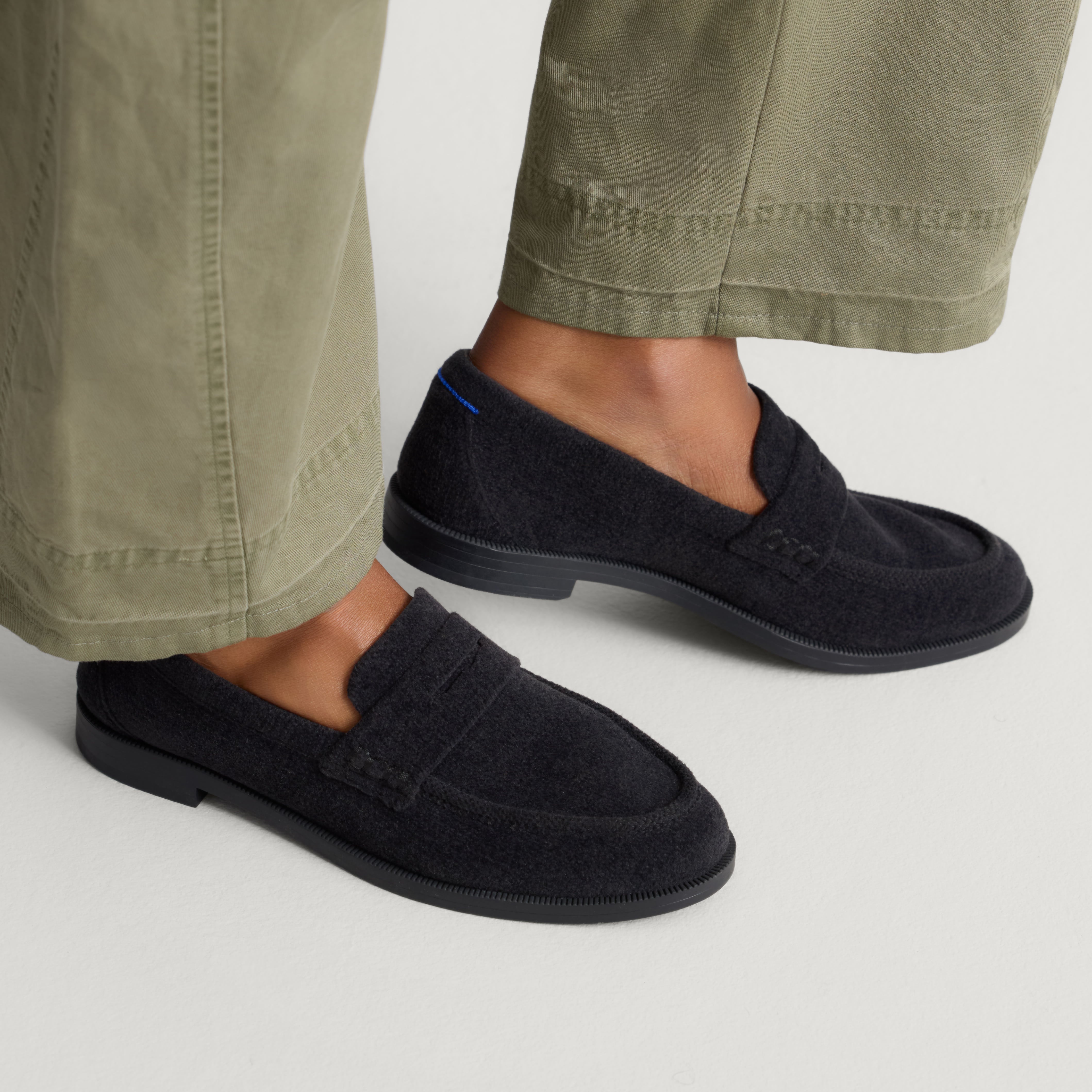 Rothy's The Penny Loafer mocassini donna ReVelvet Black nero