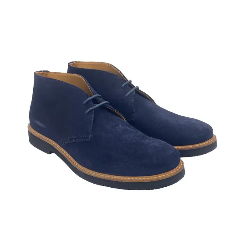 Sandro Barbera 2582 desert boots camoscio blu 42
