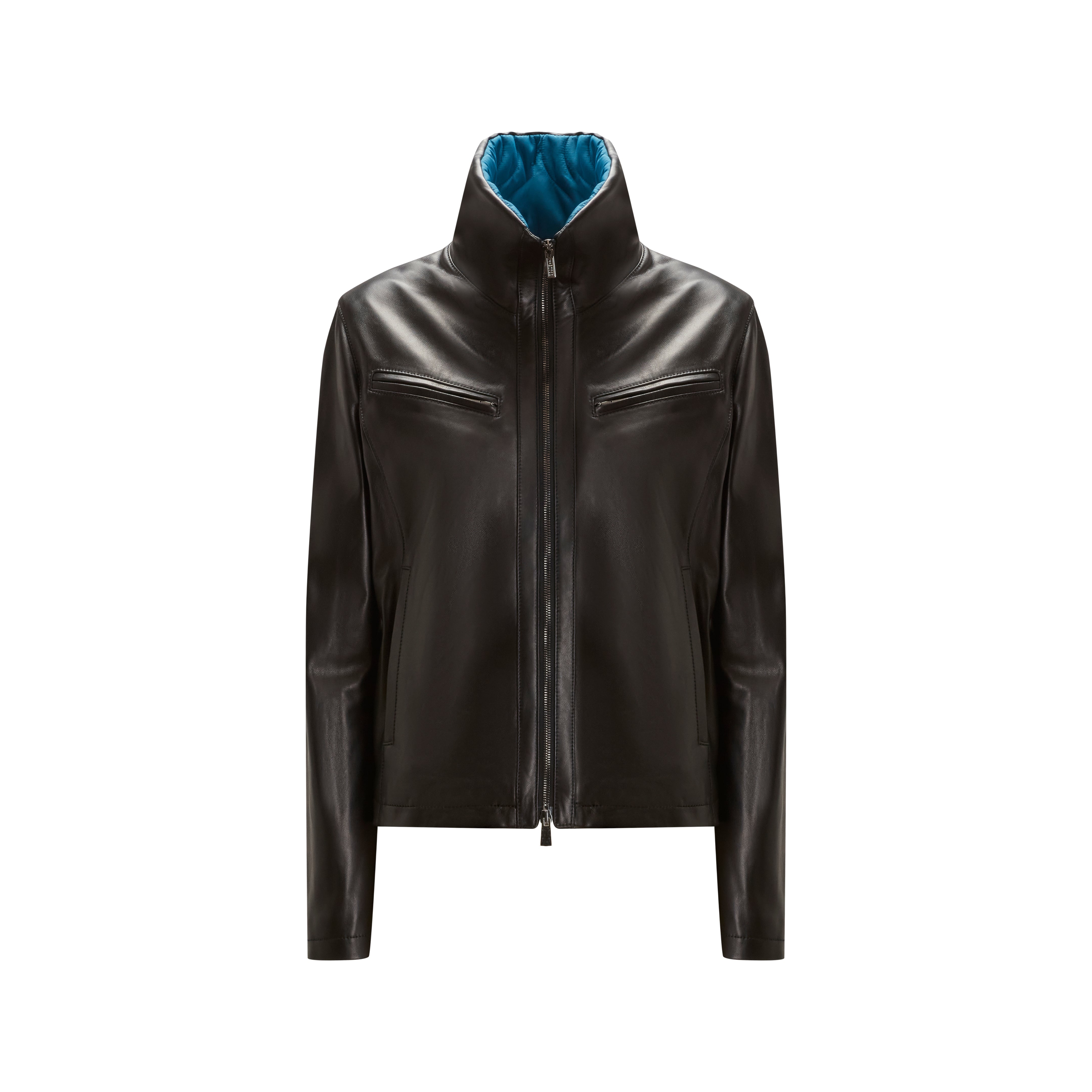 F.lli Rossetti 98421 giubbino pelle donna nera