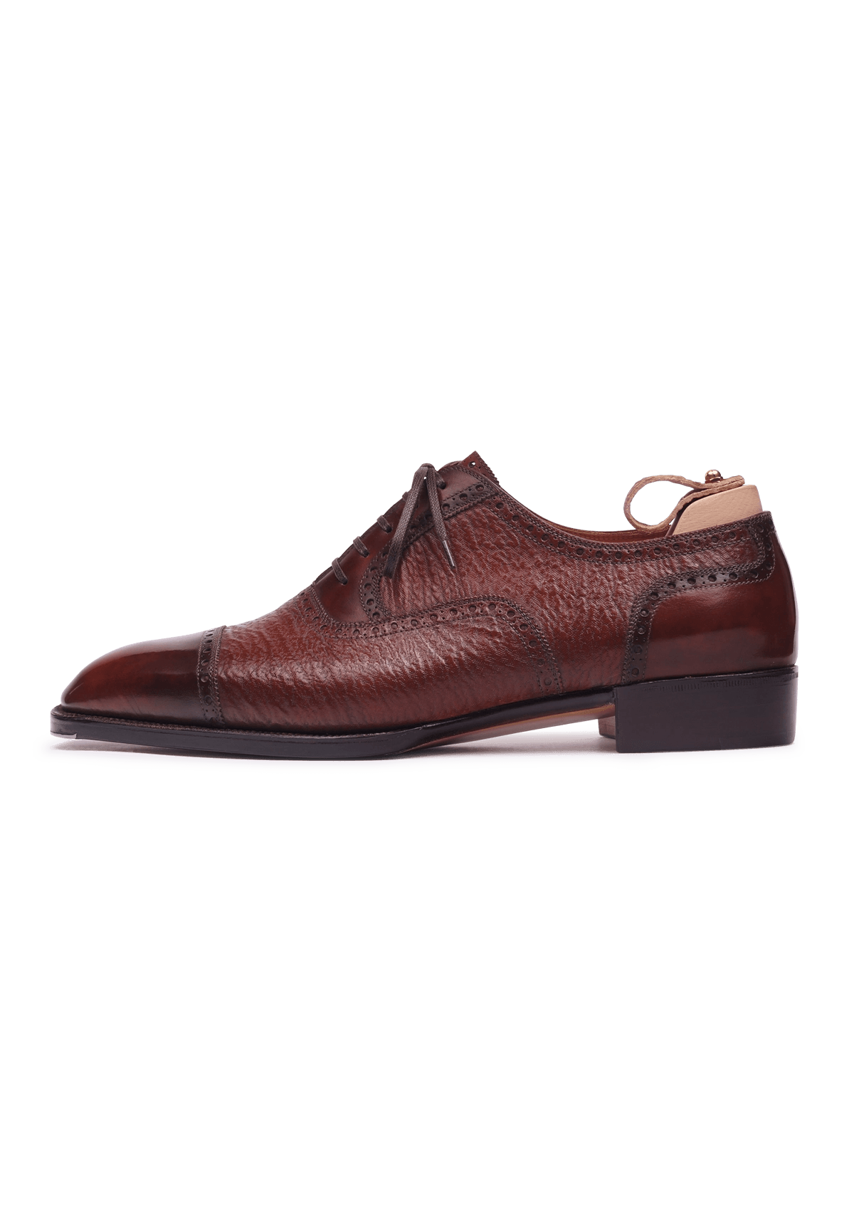 Stefano Bemer Oxfords T6461 scarpe oxford marroni squalo