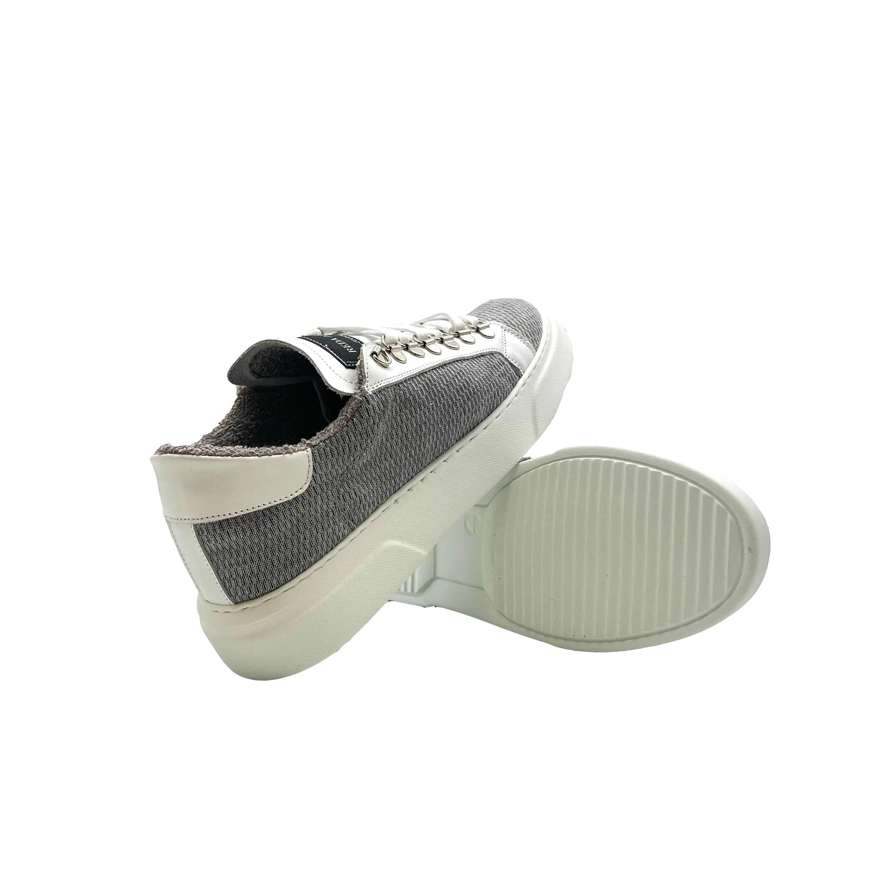 Sandro Barbera Wooly 1100 sneaker grigio lana merino