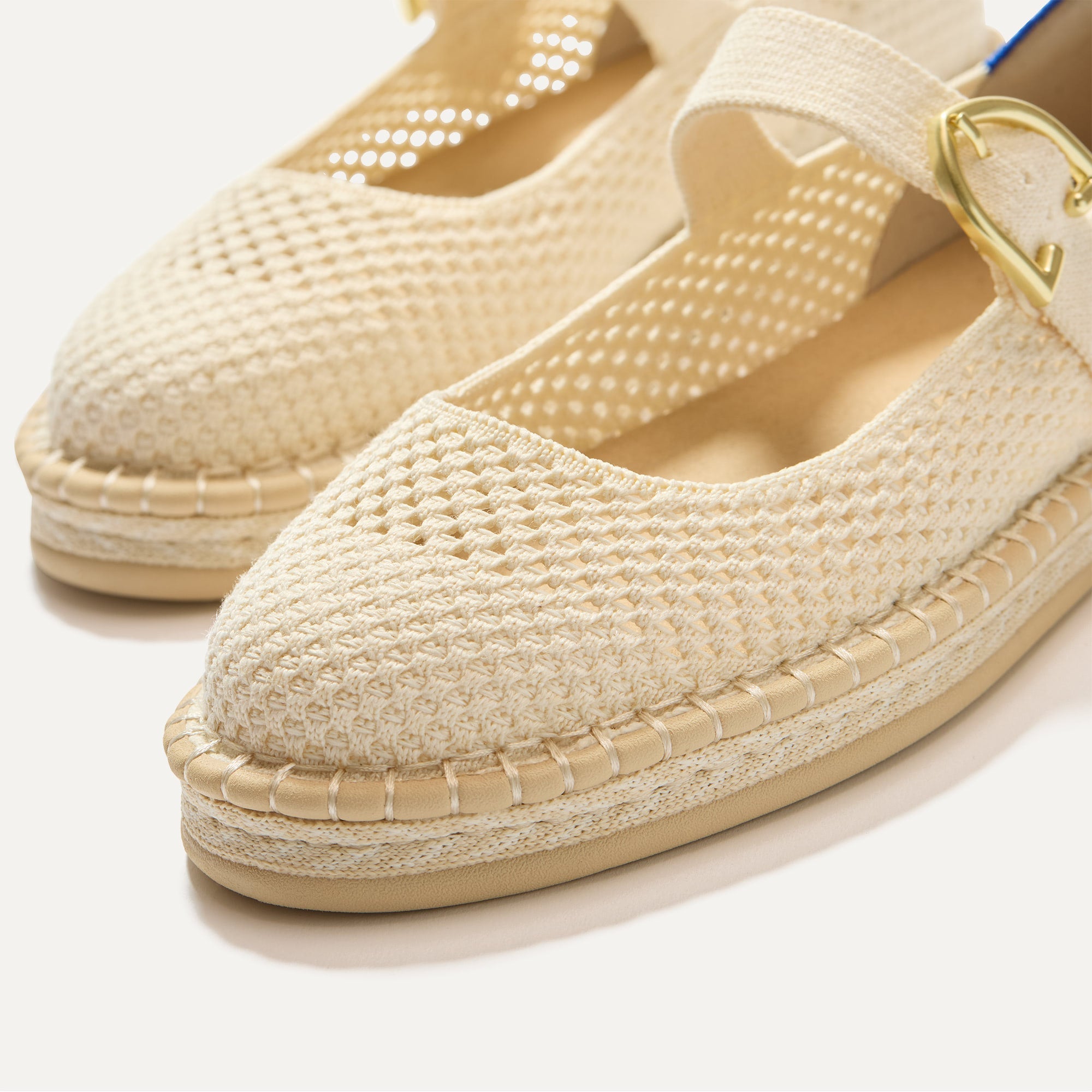 Rothy's Espadrille Mary Jane ballerine Jasmine avorio