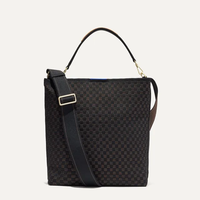 Rothy's The Bucket Bag borsa secchiello nero intreccio