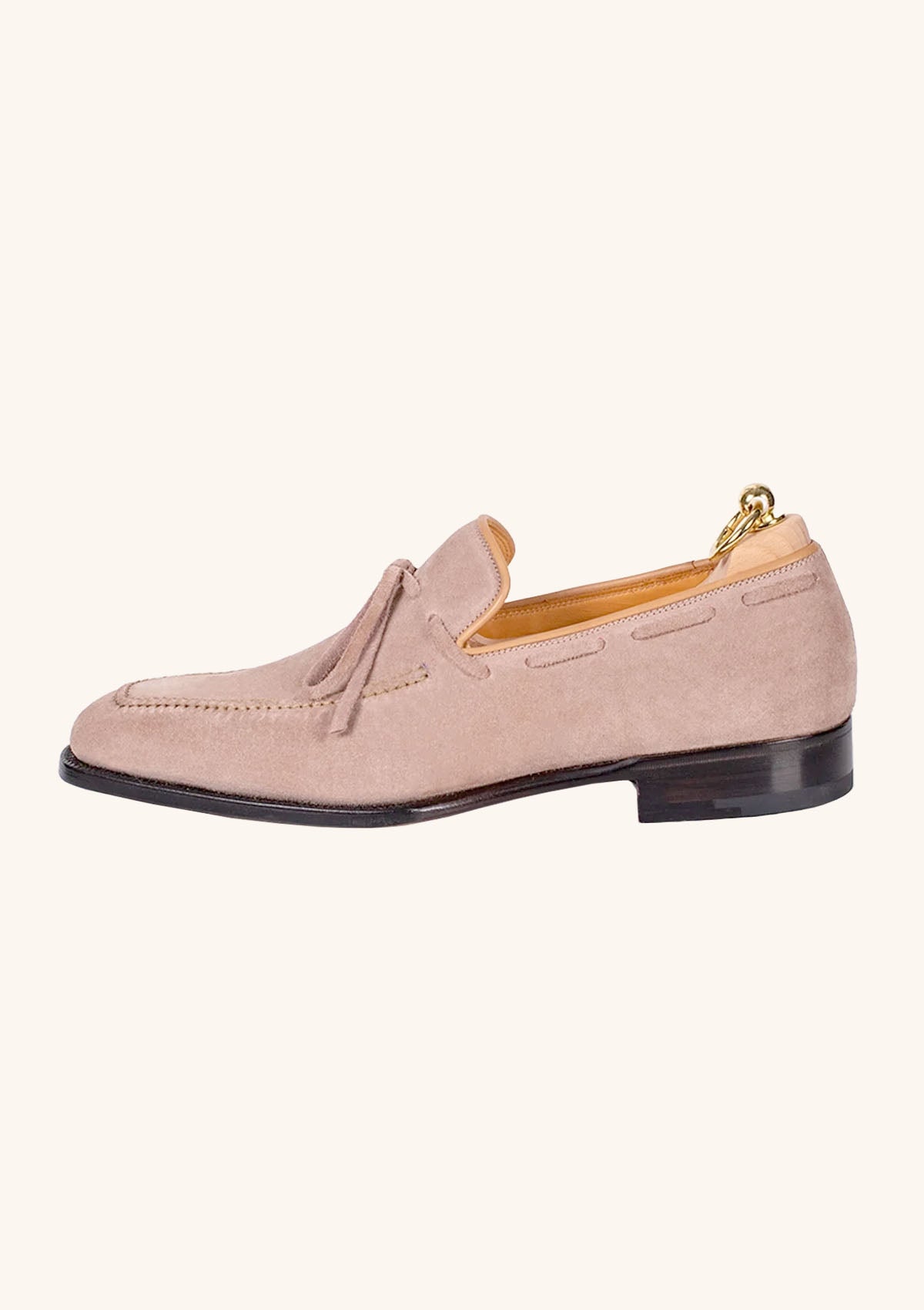 Stefano Bemer Loafers C1320 mocassini camoscio beige 42
