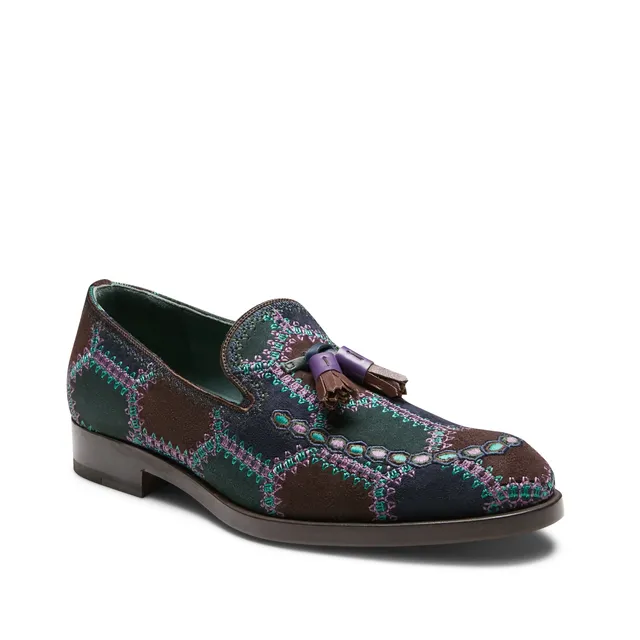 F.lli Rossetti Brera 15097 Mocassino Suede Bottiglia Uomo