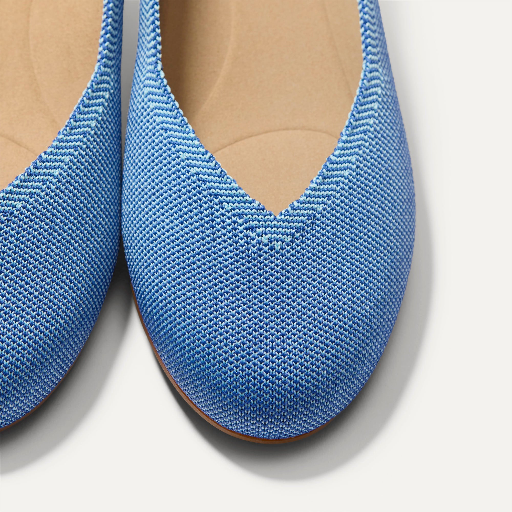 Rothy's The Daily Flat ballerine Clear Blue maglia comoda
