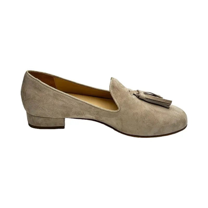 Sandro Barbera AC24 Fumo Mocassino Donna Beige Tacco 20