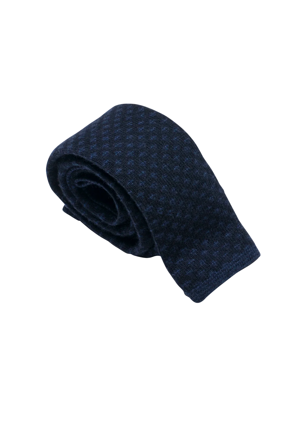 Stefano Bemer Maglia Cravatta Lana Navy Blu Pattern 8