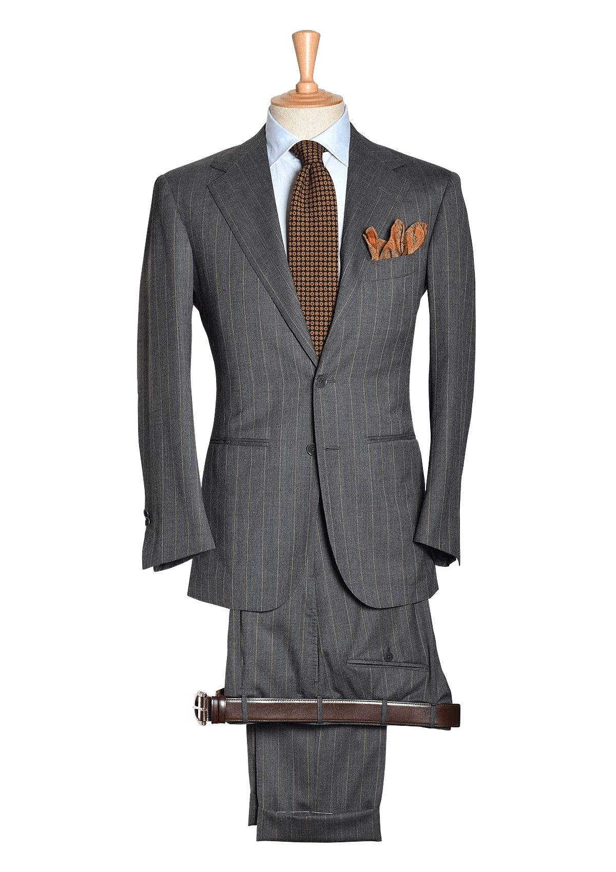Stefano Bemer Suits SV1011 completo grigio gessato 46 lana