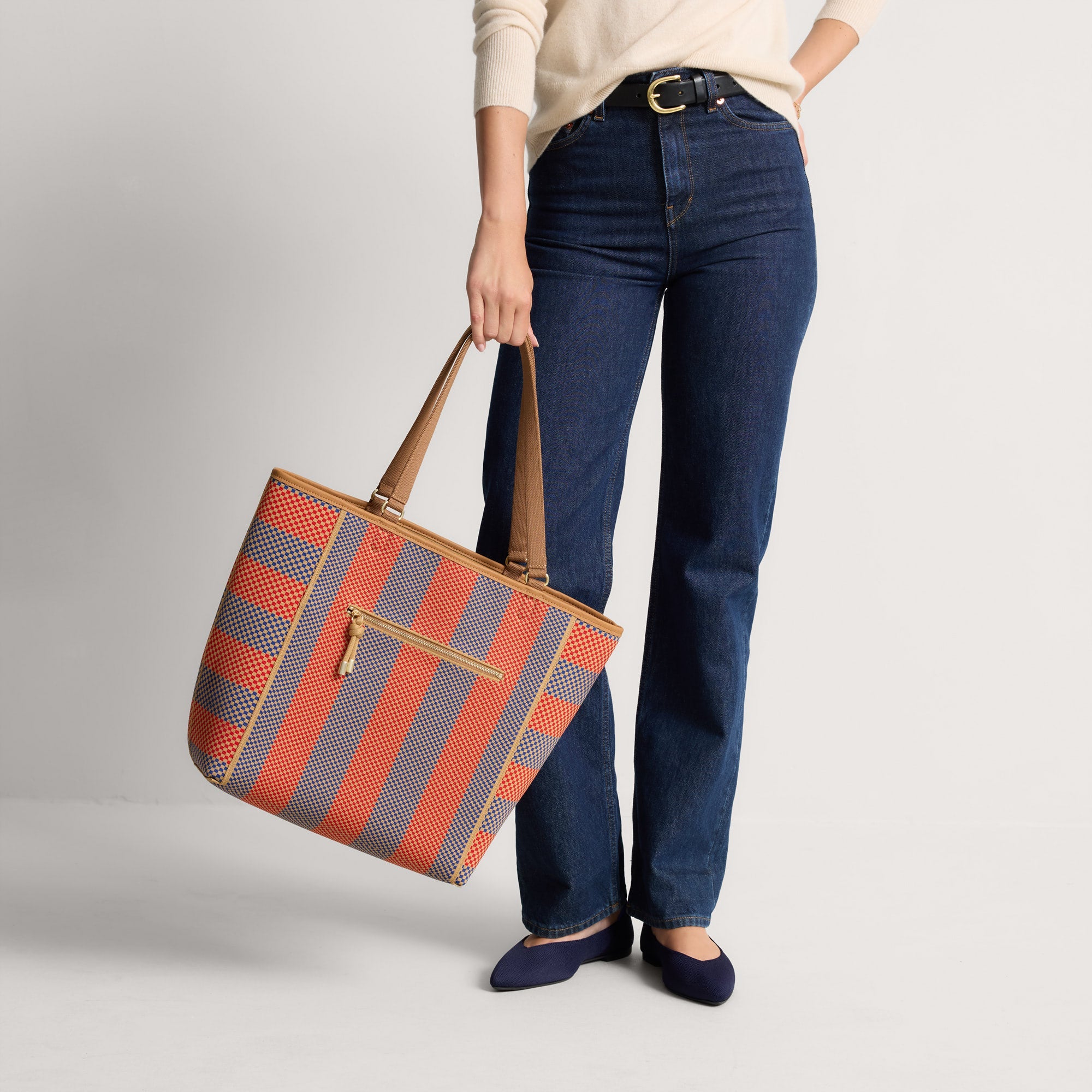 Rothy's Two-Way Tote borsa Sienna reversibile